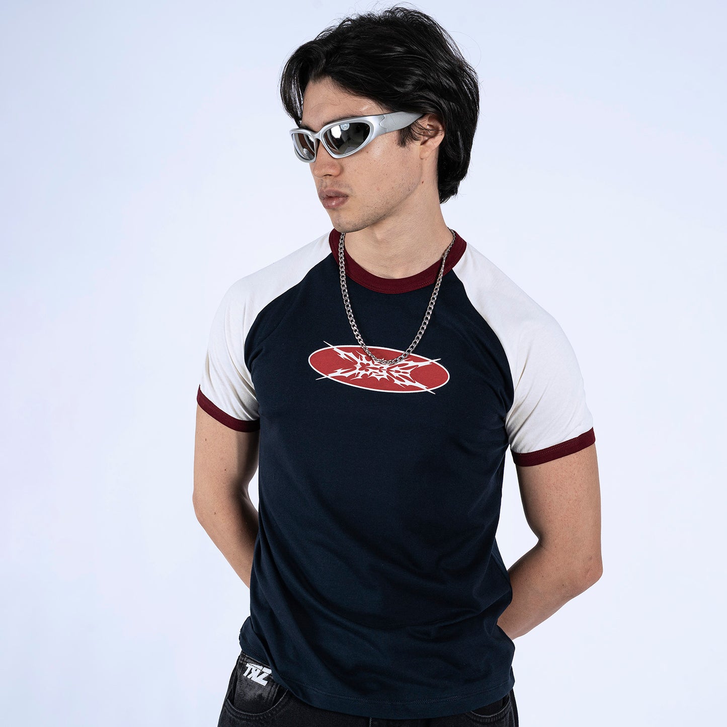 BABY TEE BELL | AZUL/VINO