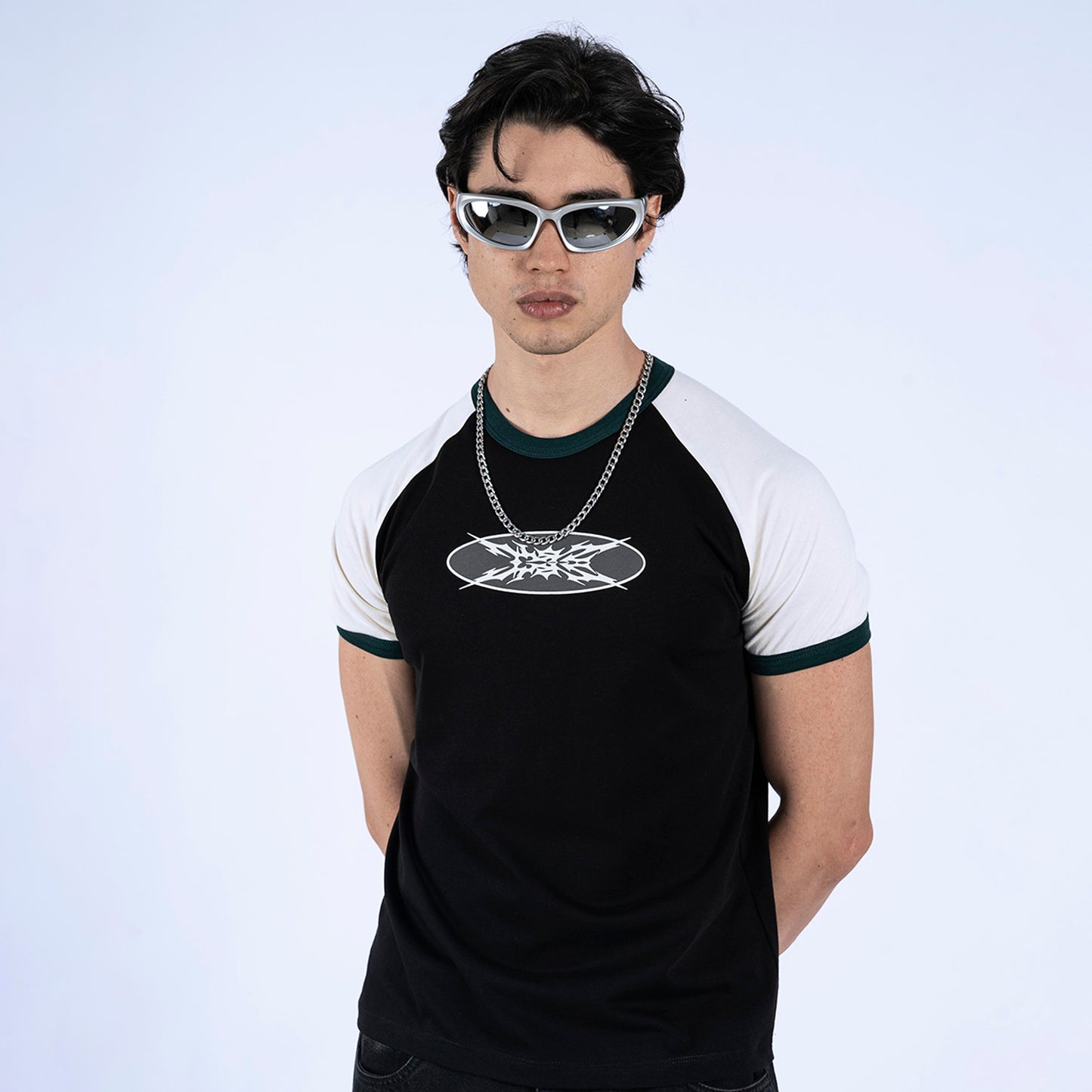 BABY TEE BEEL | NEGRO/VERDE