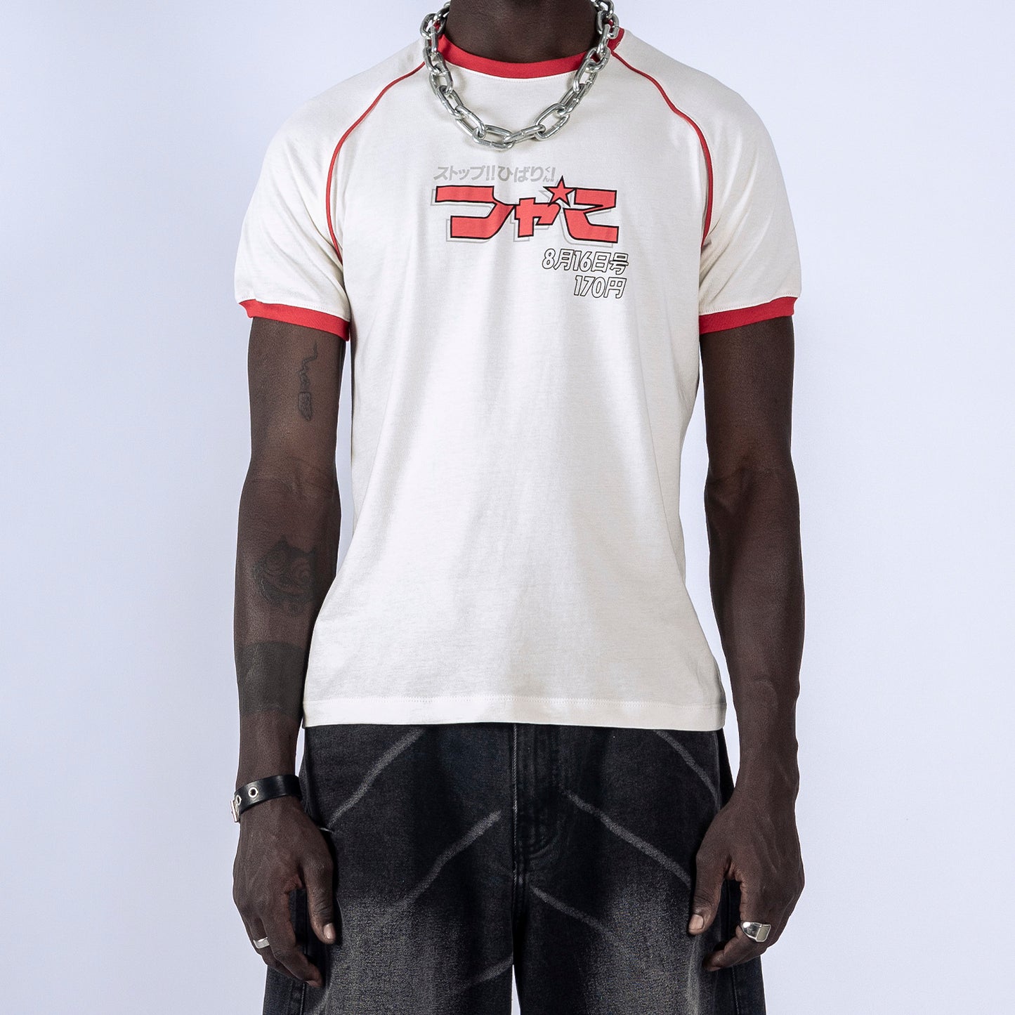 BABY TEE ESPRIT | BLANCO/CORAL