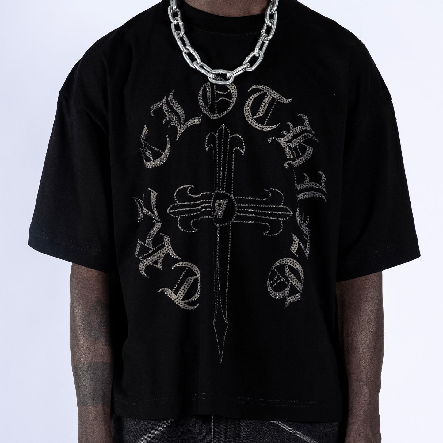 POLO BOXY FIT CORLE | NEGRO