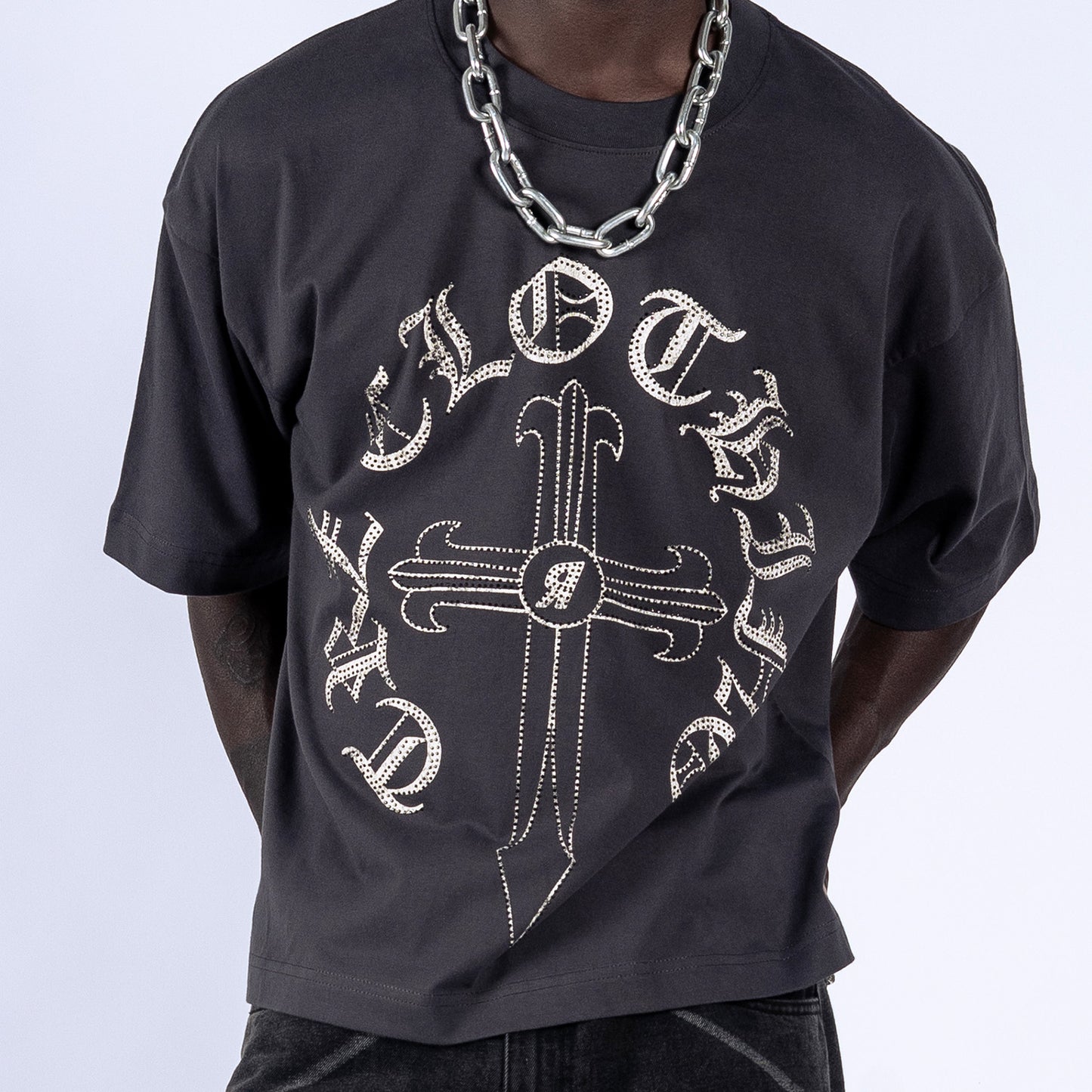 POLO BOXY FIT CORLE | PLOMO