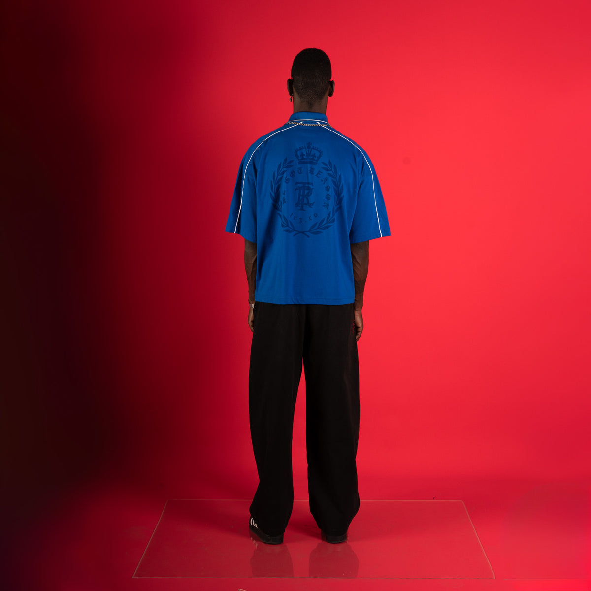 POLO BOXY FIT SANJI | AZUL