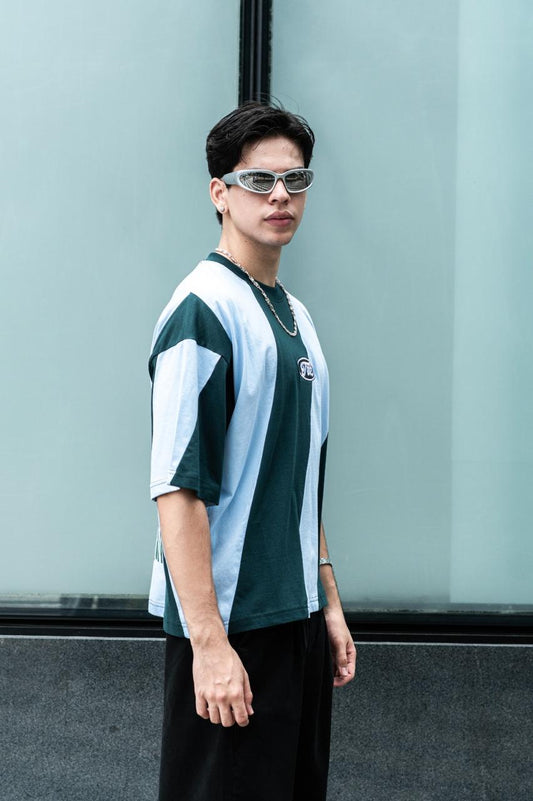 POLO BOXY FIT | WHITCH VERDE Y CELESTE