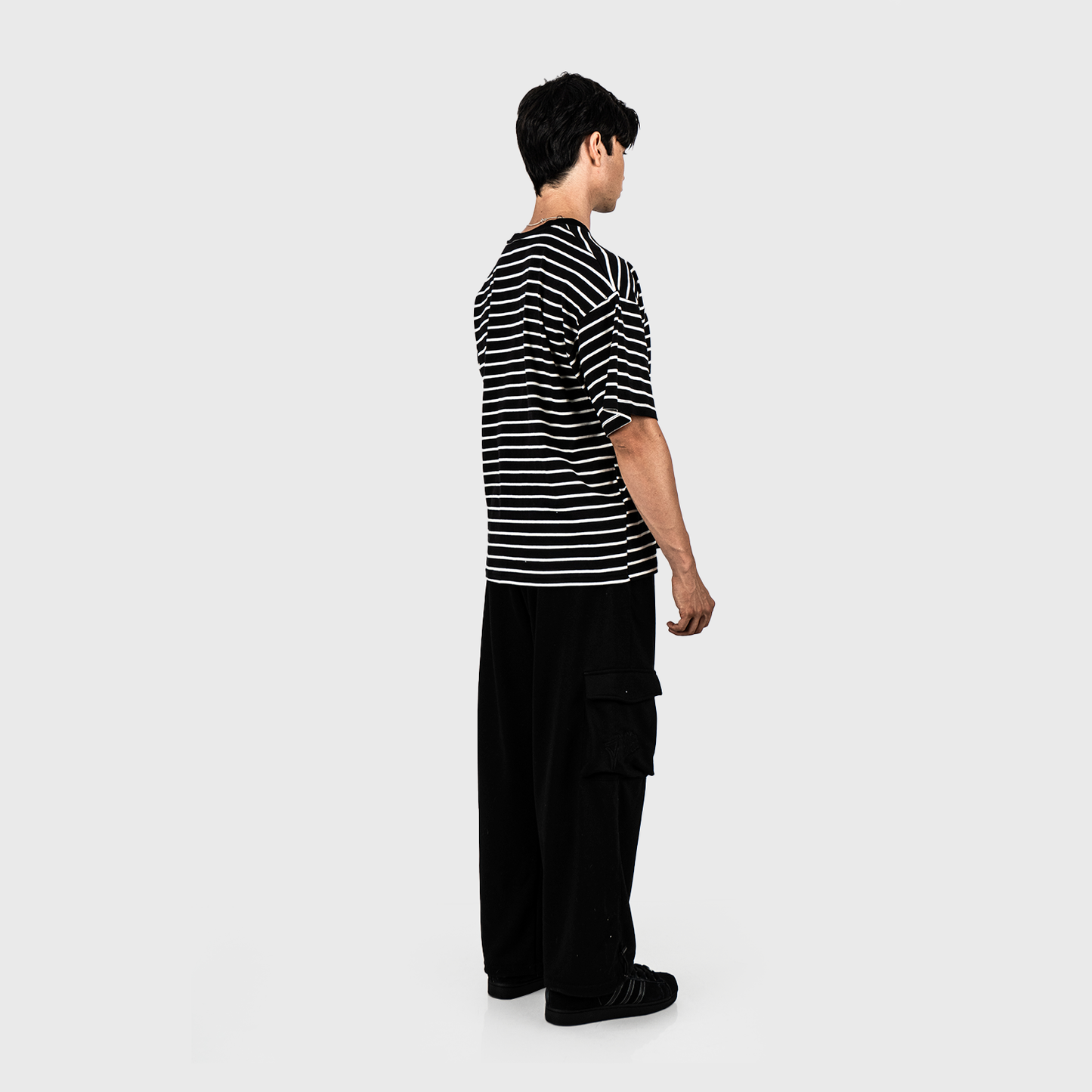 RUNNET – STRIPED OVERSIZE TEE