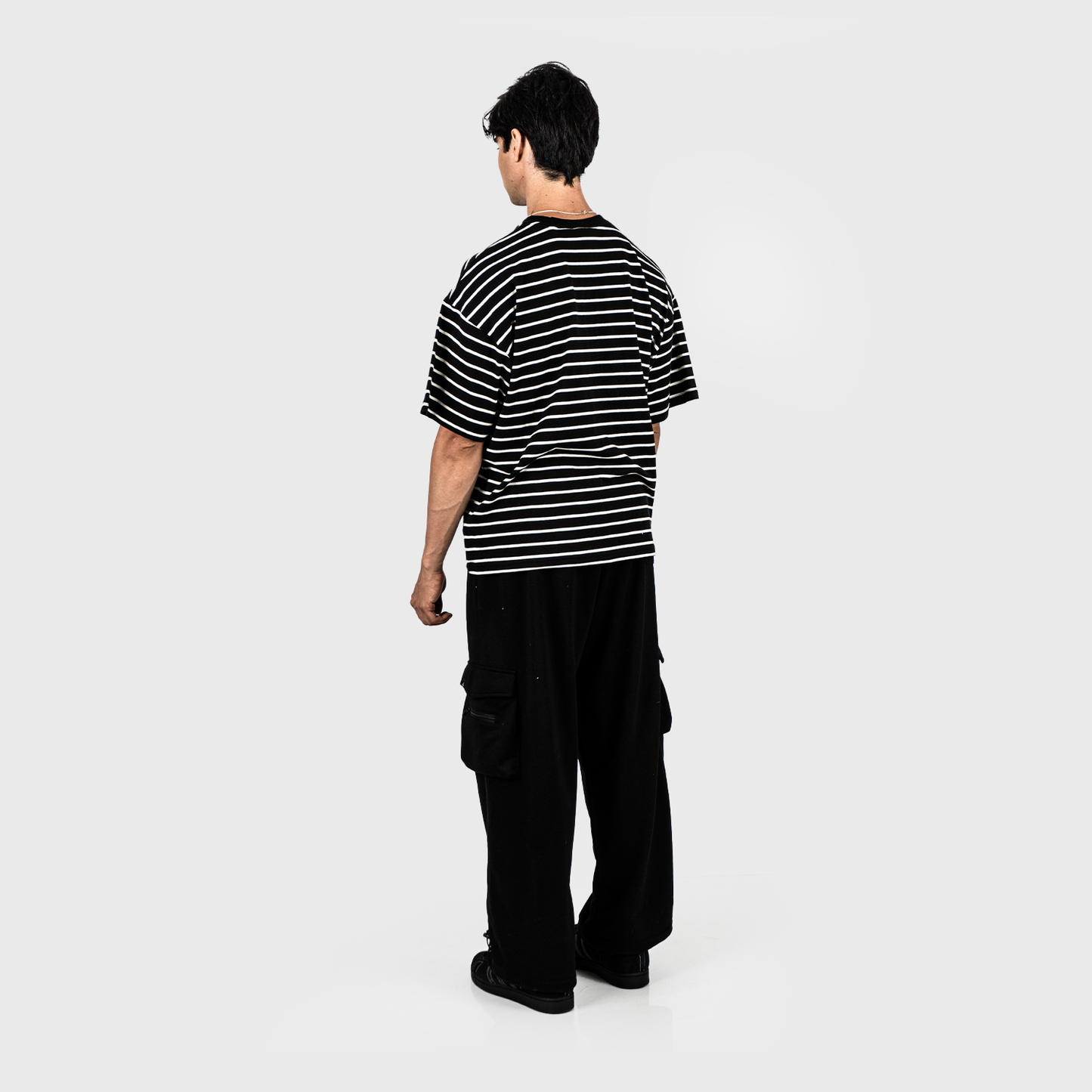 RUNNET – STRIPED OVERSIZE TEE
