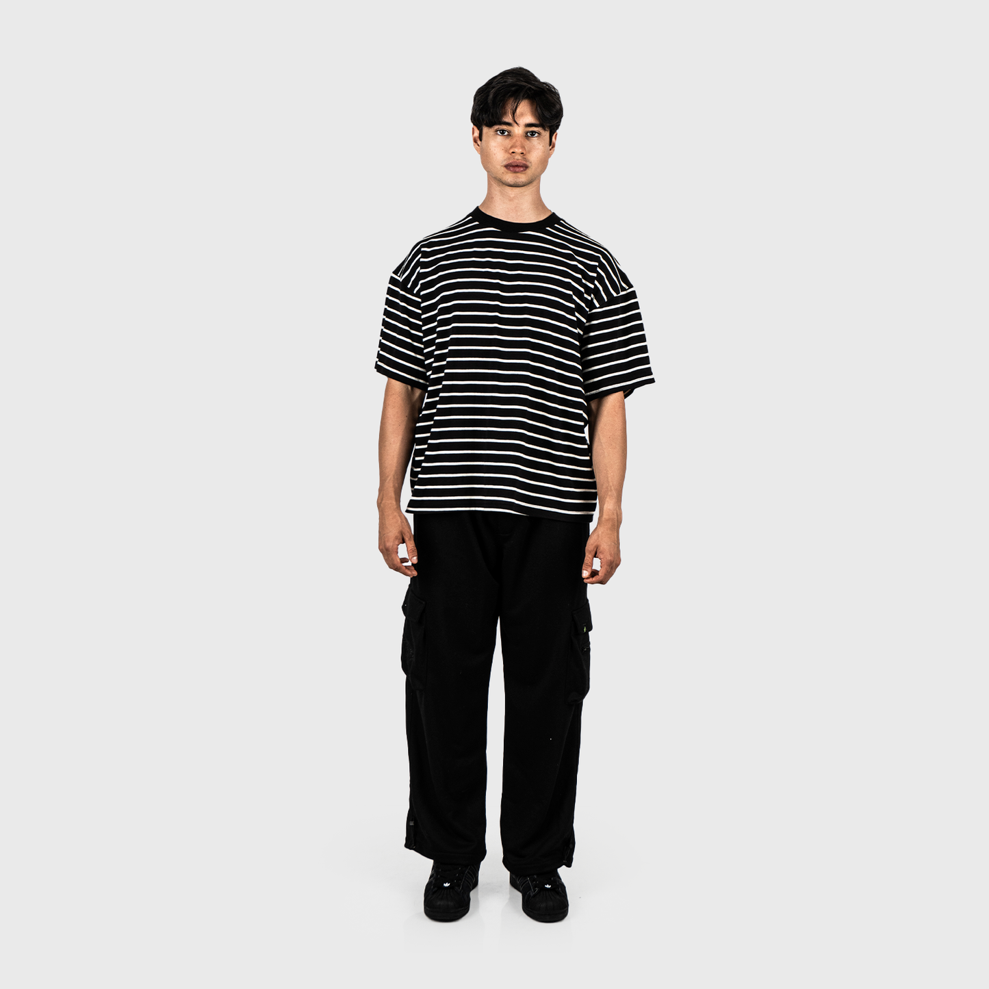 RUNNET – STRIPED OVERSIZE TEE