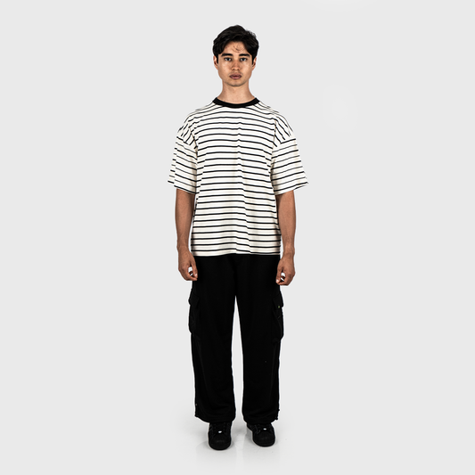 RUNNET – STRIPED OVERSIZE TEE