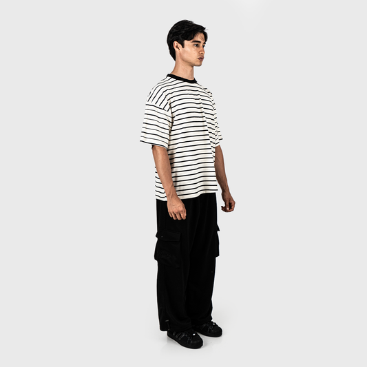 RUNNET – STRIPED OVERSIZE TEE