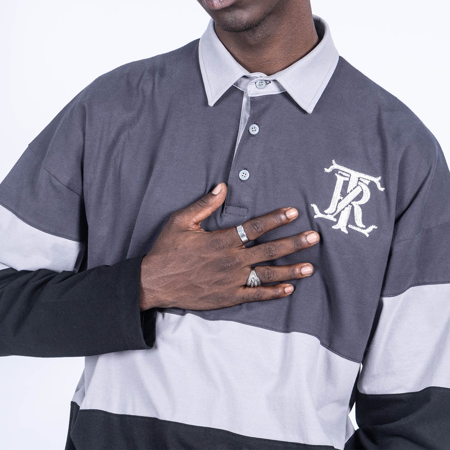 POLO CAMISERO BEAST | PLOMO/GRIS