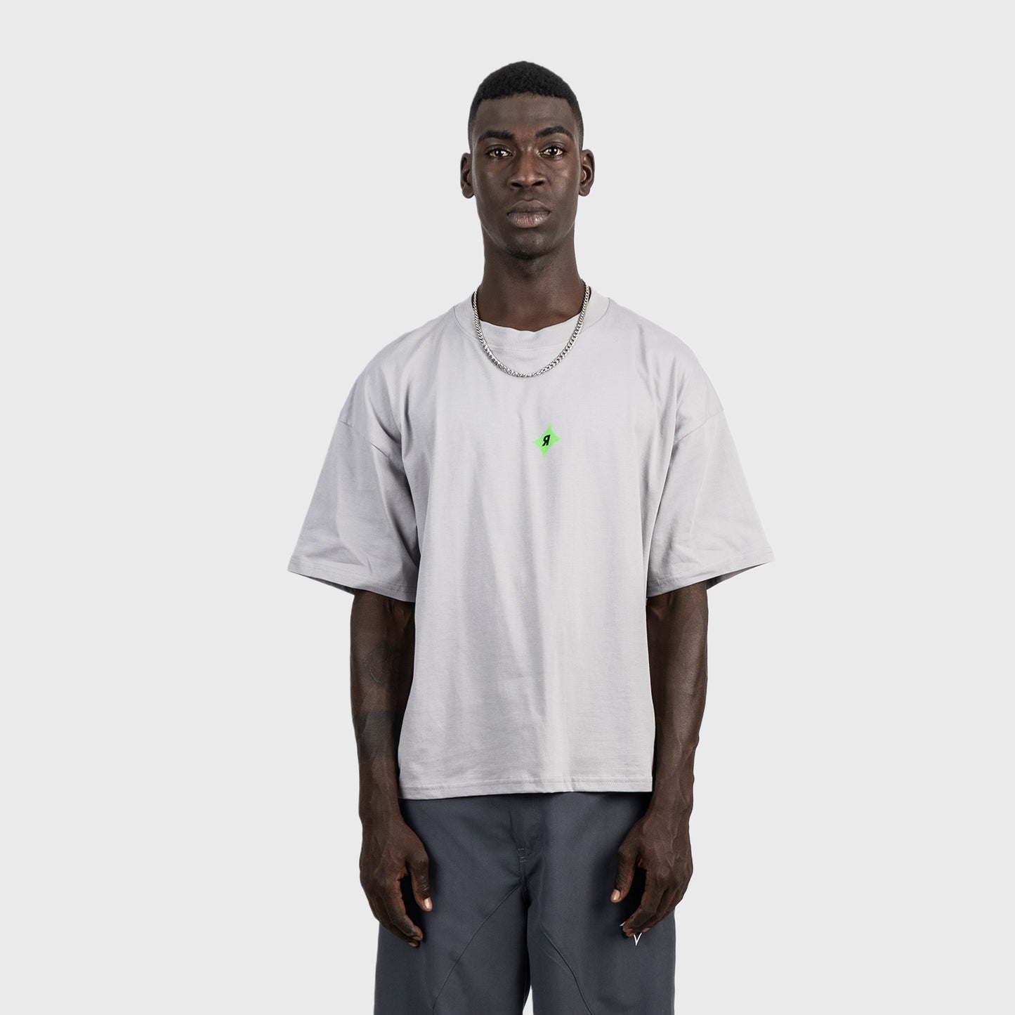 DESERVE-LIGHT GREY TEE