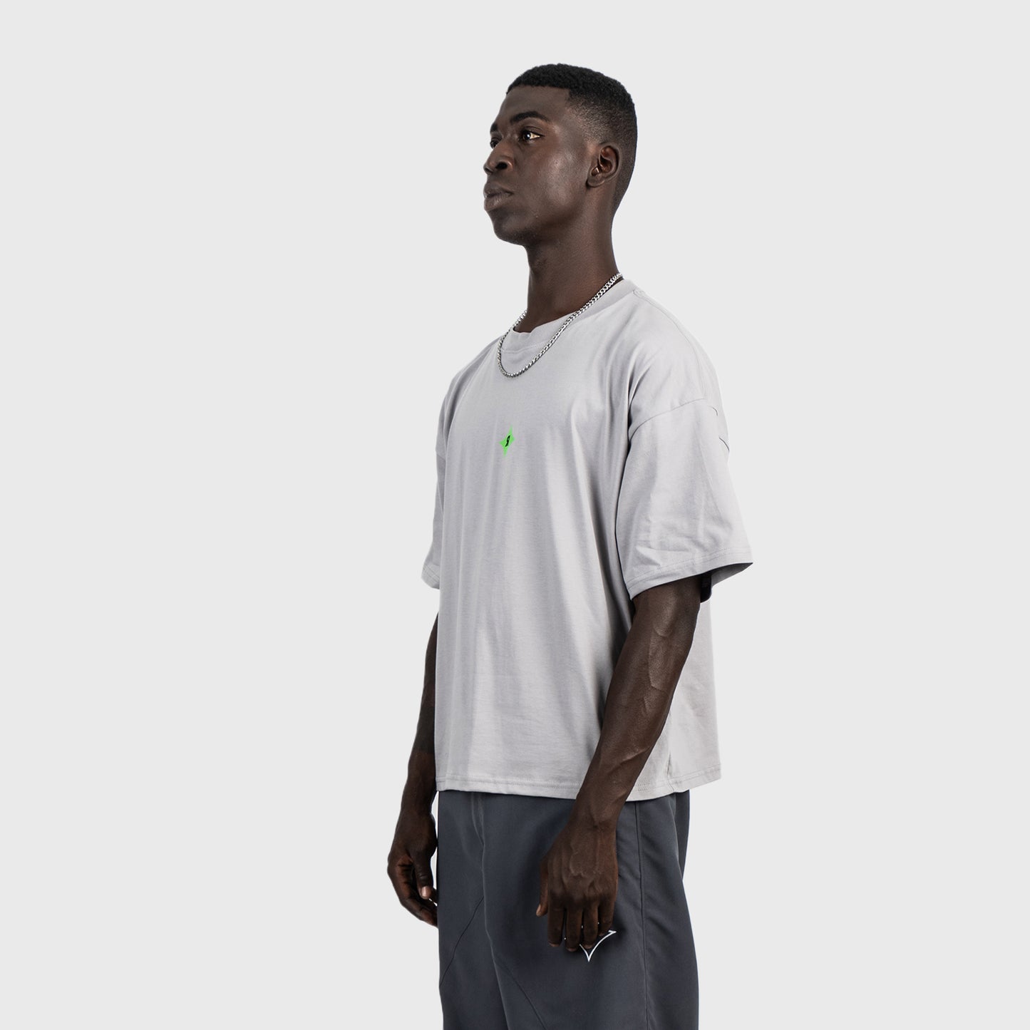 DESERVE-LIGHT GREY TEE