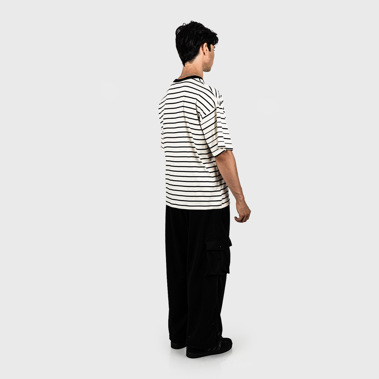RUNNET – STRIPED OVERSIZE TEE