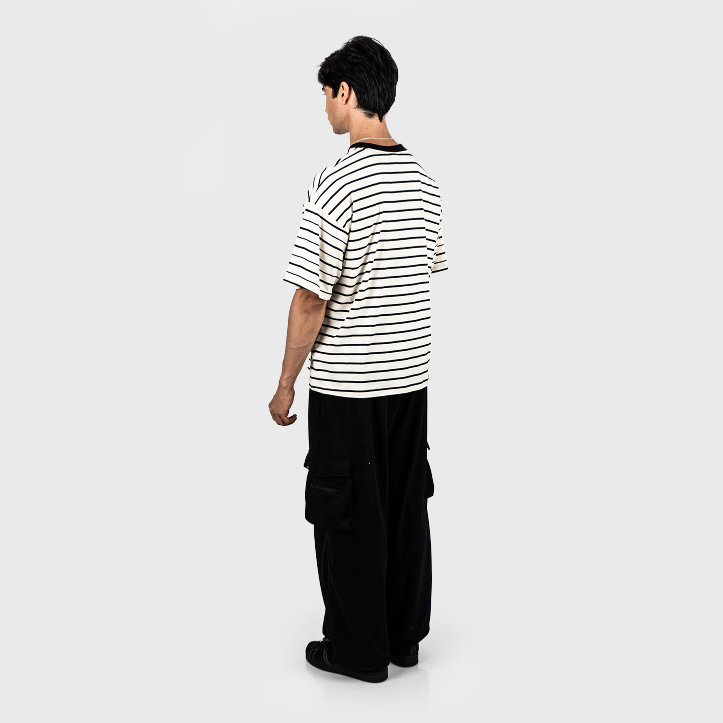 RUNNET – STRIPED OVERSIZE TEE