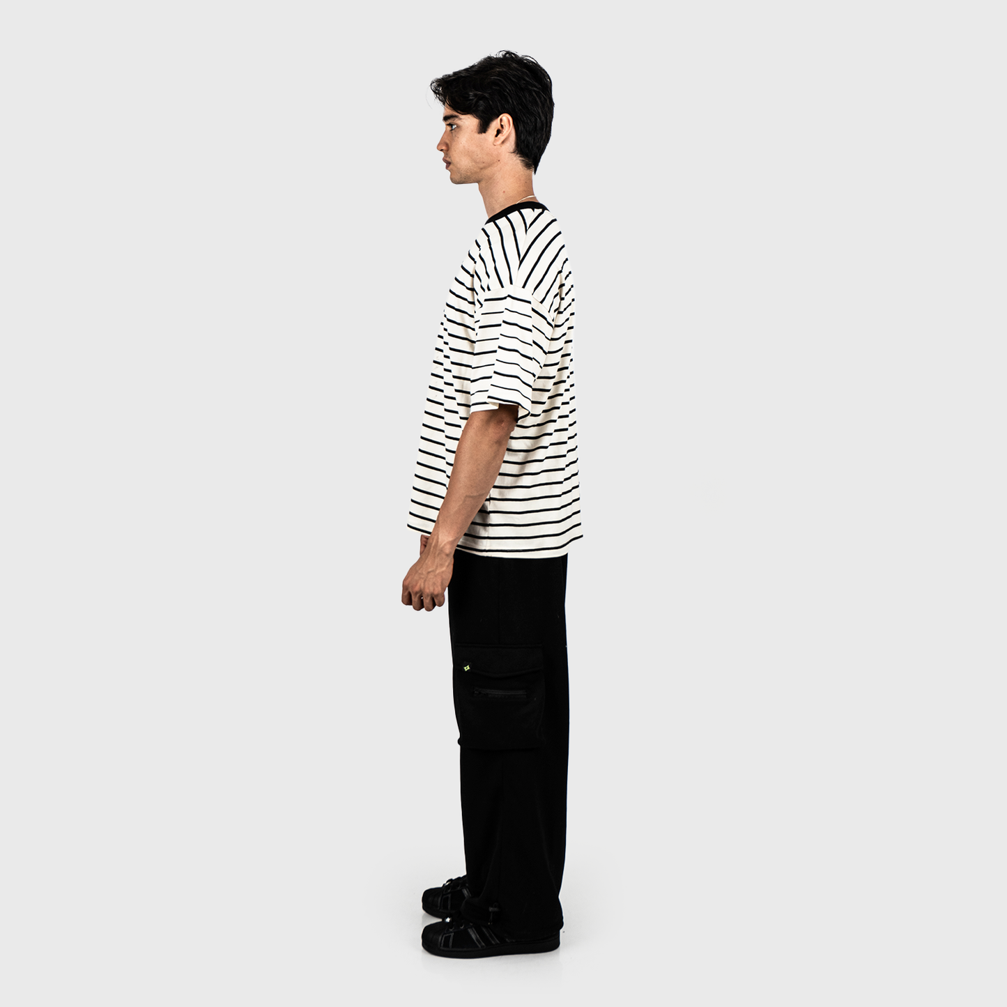 RUNNET – STRIPED OVERSIZE TEE