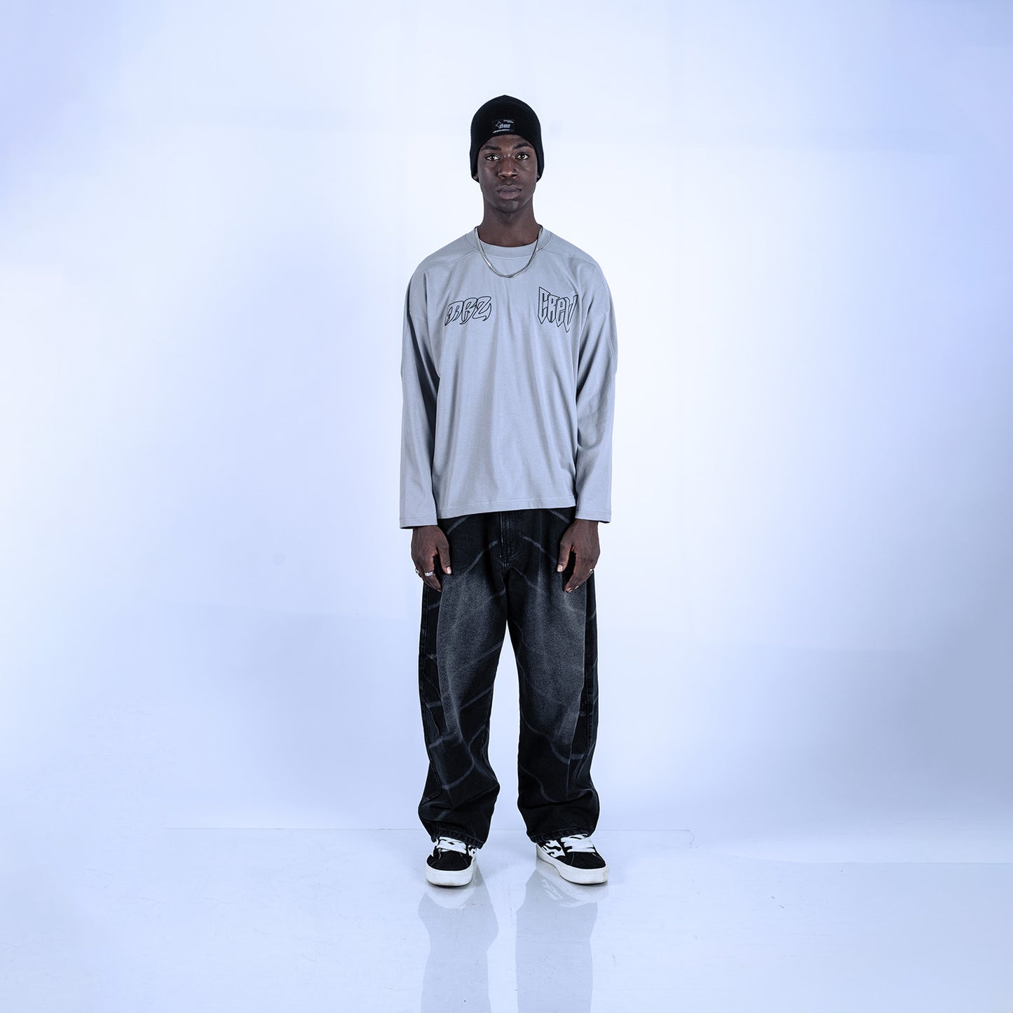 POLO MANGA LARGA GORGAN | GRIS