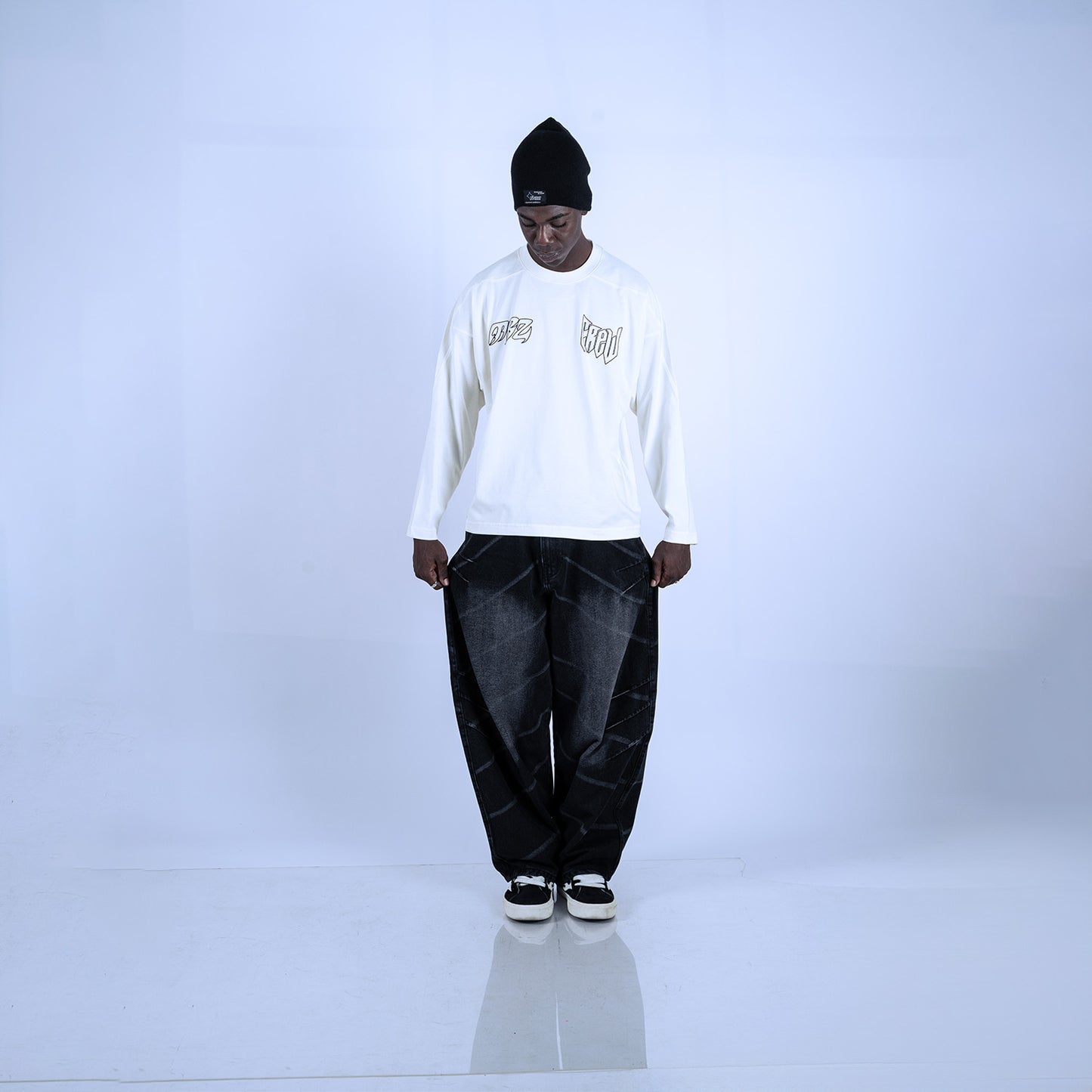 POLO MANGA LARGA GORGAN | BLANCO
