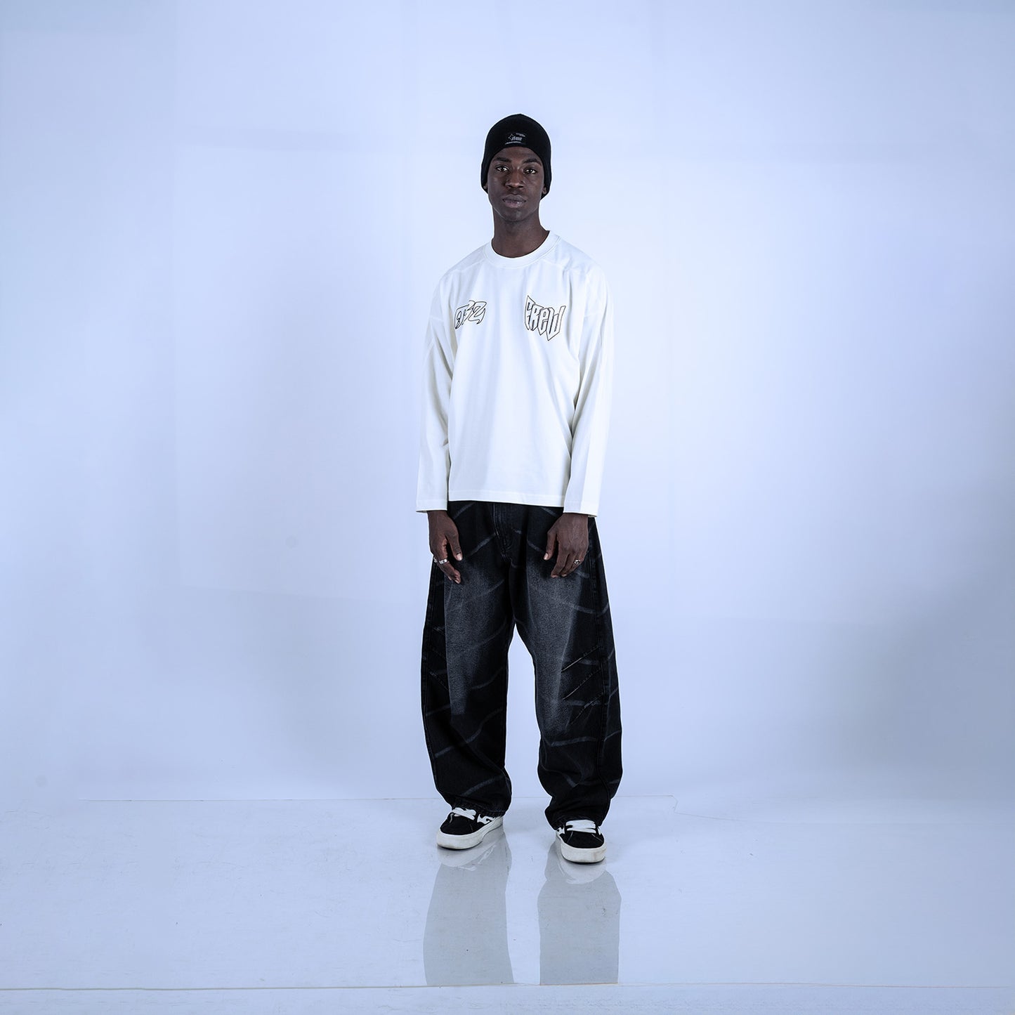 POLO MANGA LARGA GORGAN | BLANCO