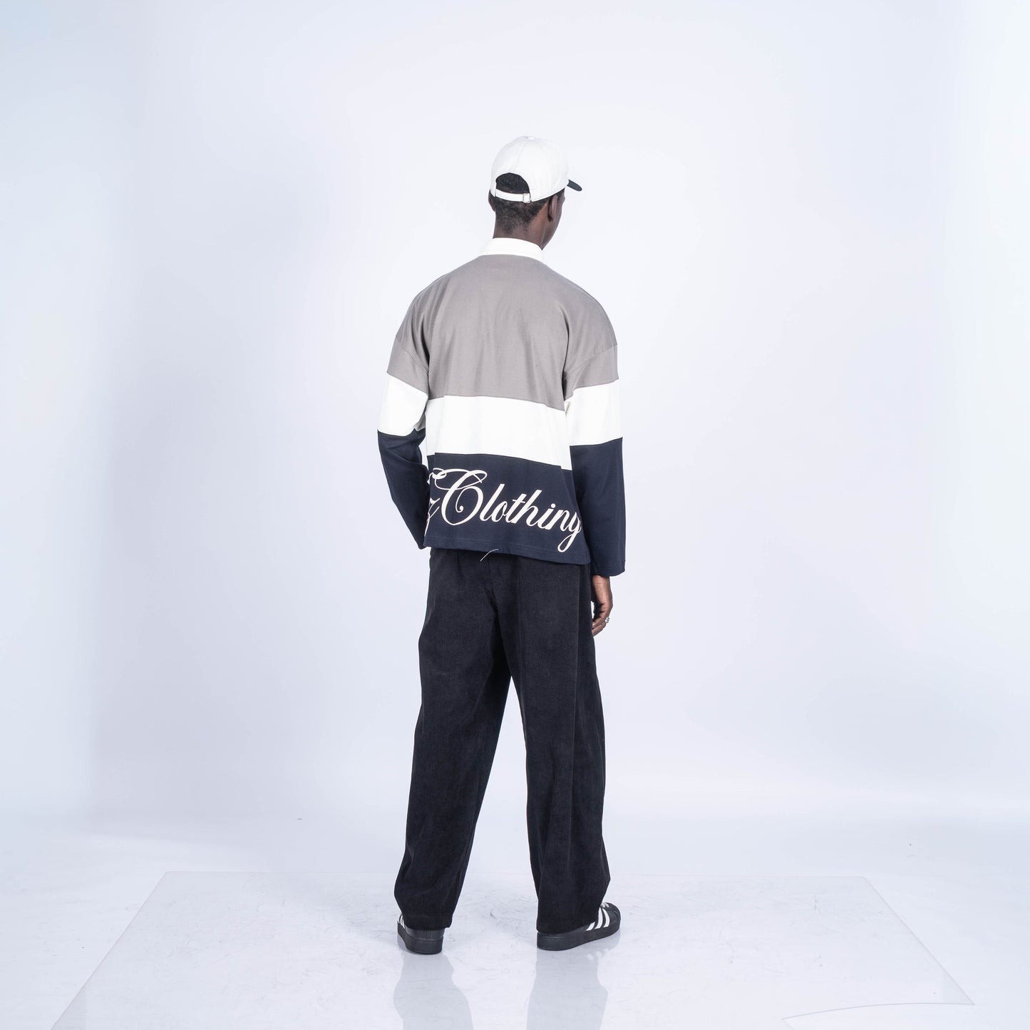 POLO CAMISERO BEAST | GRIS Y AZUL