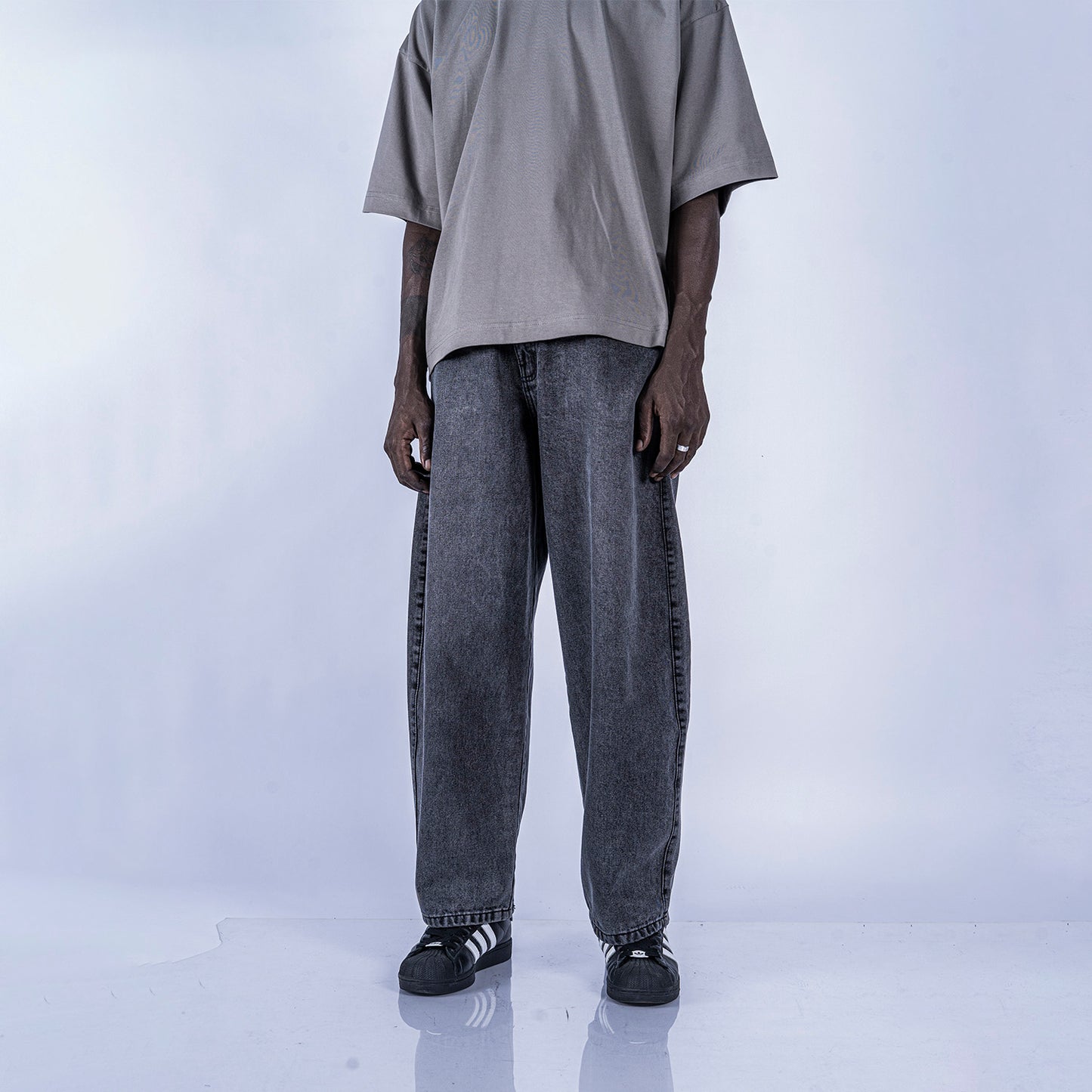 PANTALÓN DENIM LUCKY | GRIS