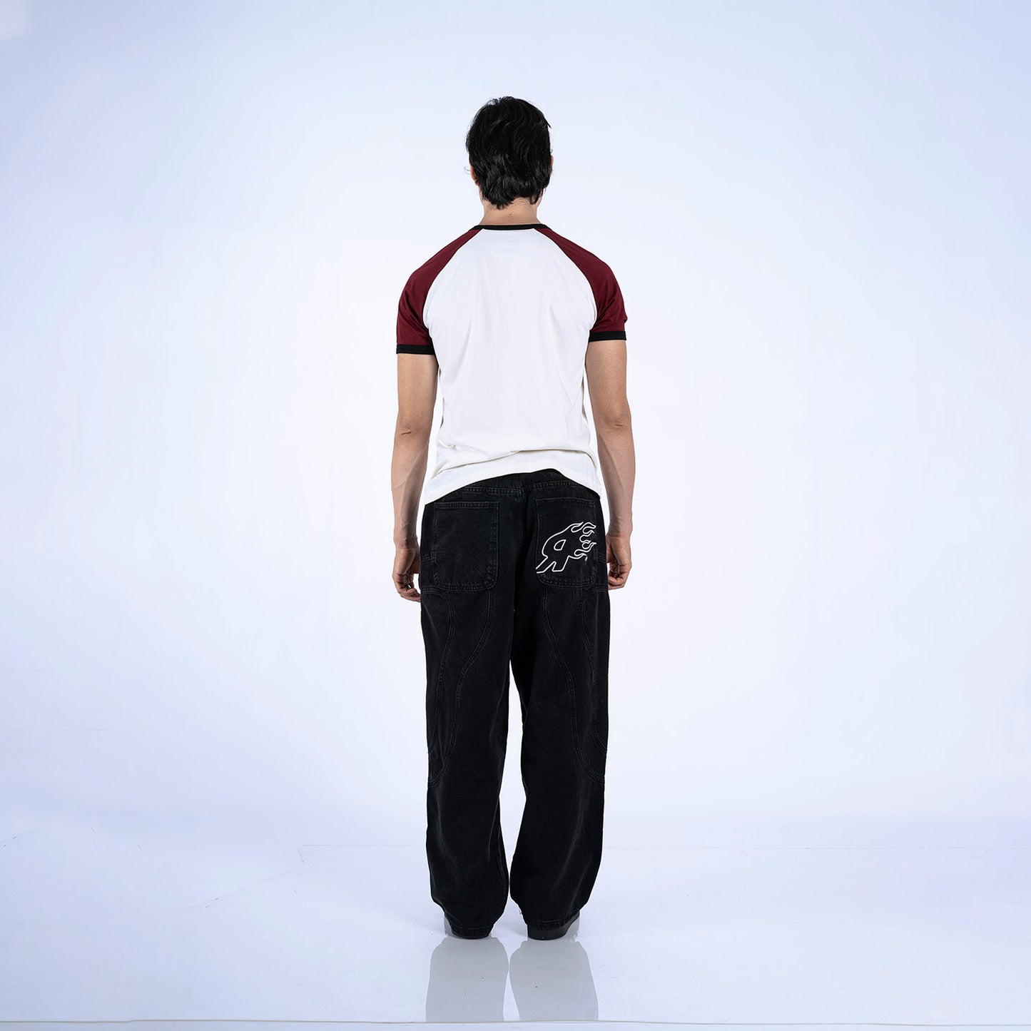 BABY TEE BEEL | BLANCO/VINO