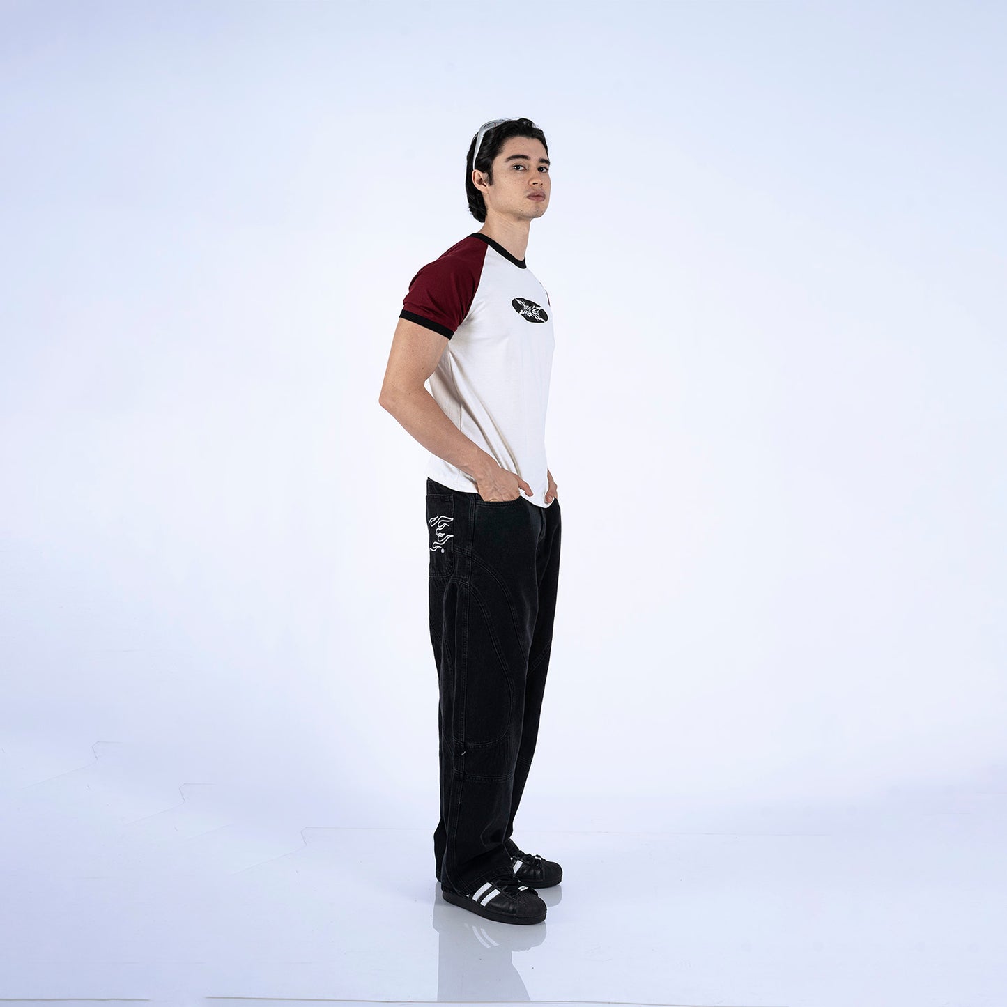 BABY TEE BEEL | BLANCO/VINO