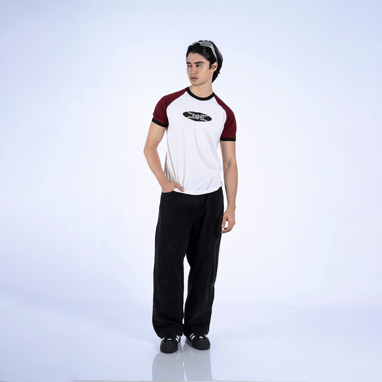 BABY TEE BEEL | BLANCO/VINO