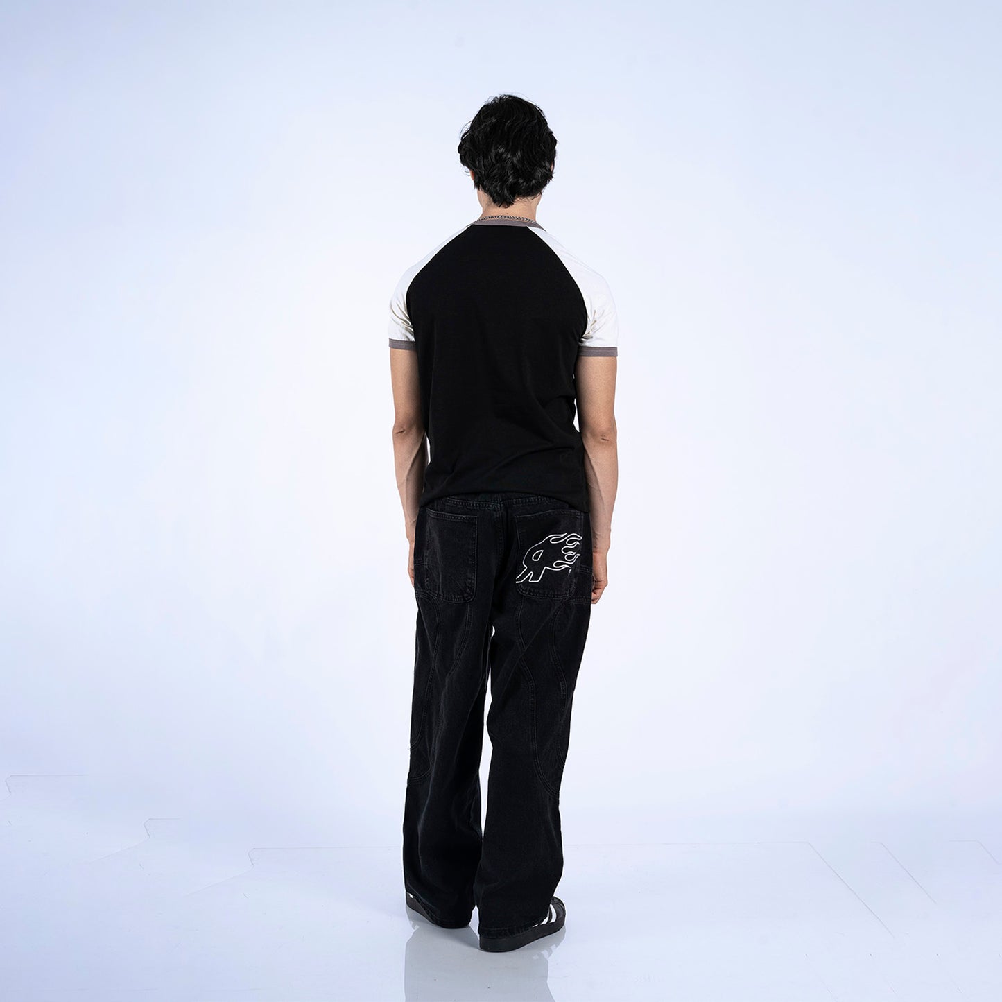 BABY TEE BEEL | NEGRO/GRIS
