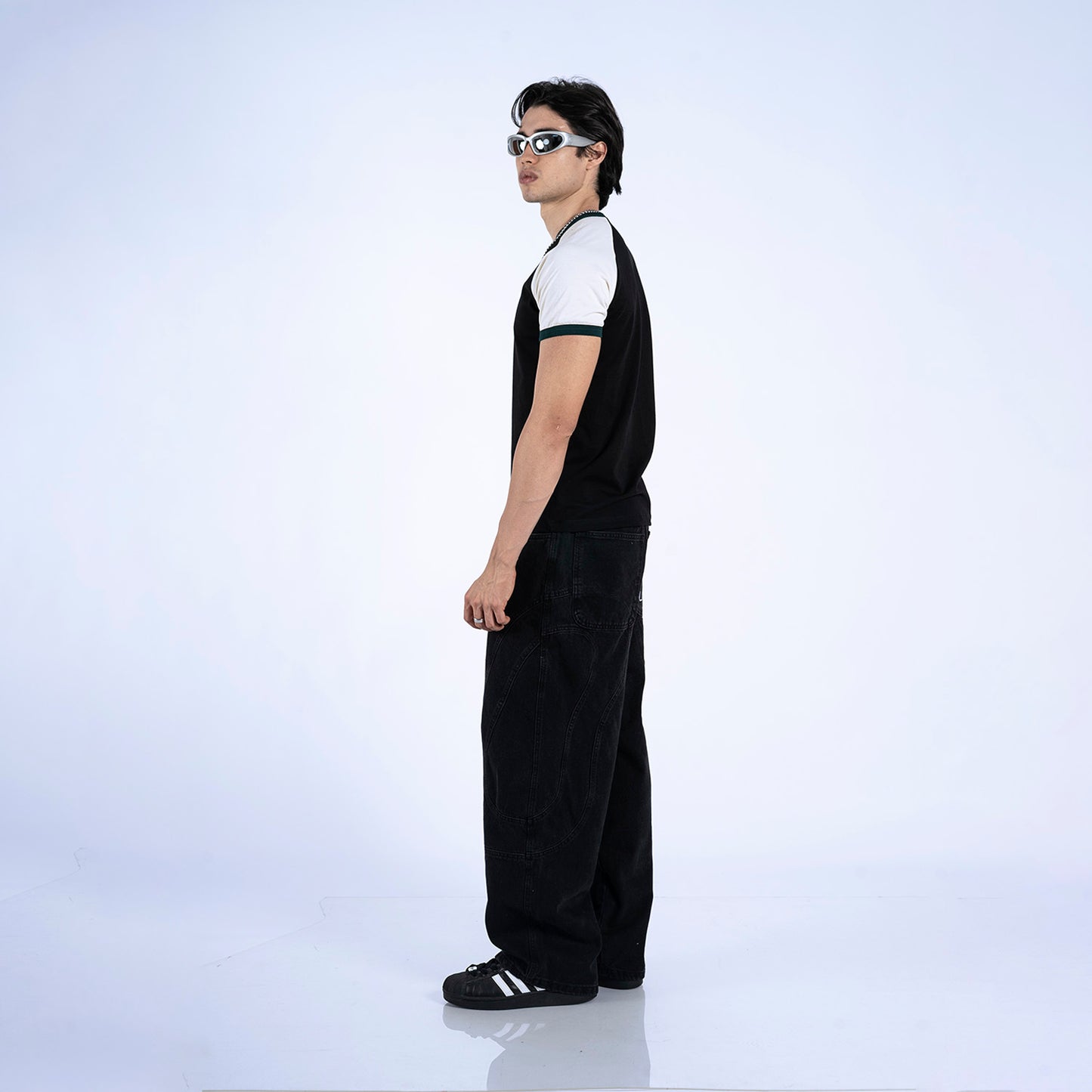 BABY TEE BEEL | NEGRO/VERDE