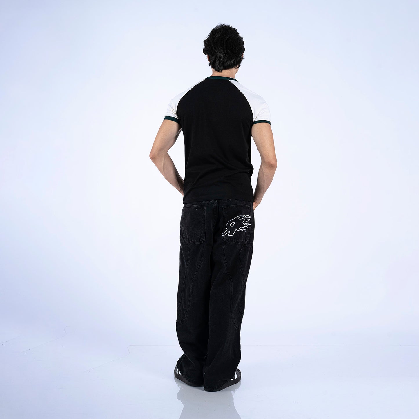 BABY TEE BEEL | NEGRO/VERDE