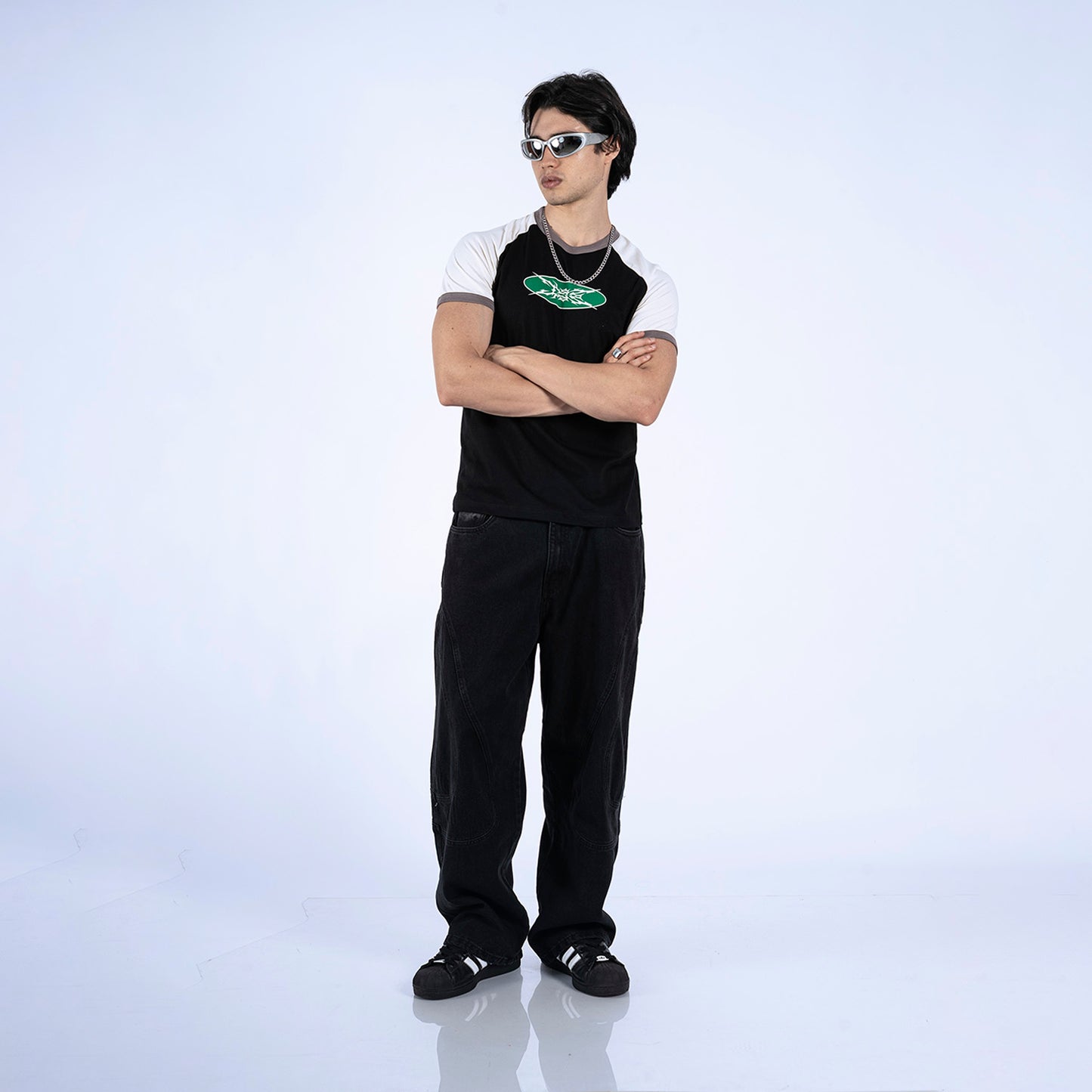 BABY TEE BEEL | VERDE/NEGRO