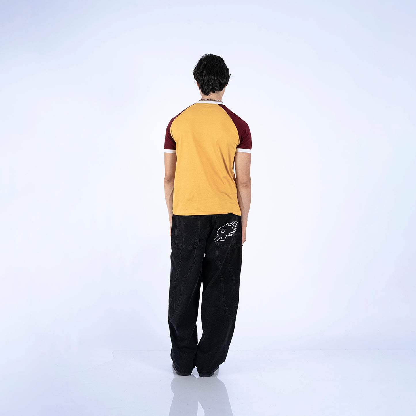 BABY TEE BEEL | AMARILLO/VINO
