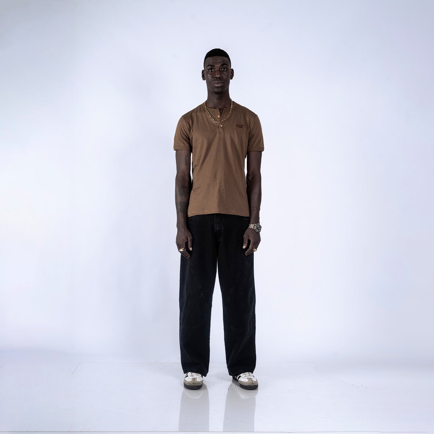 BABY TEE METAZ | MARRÓN