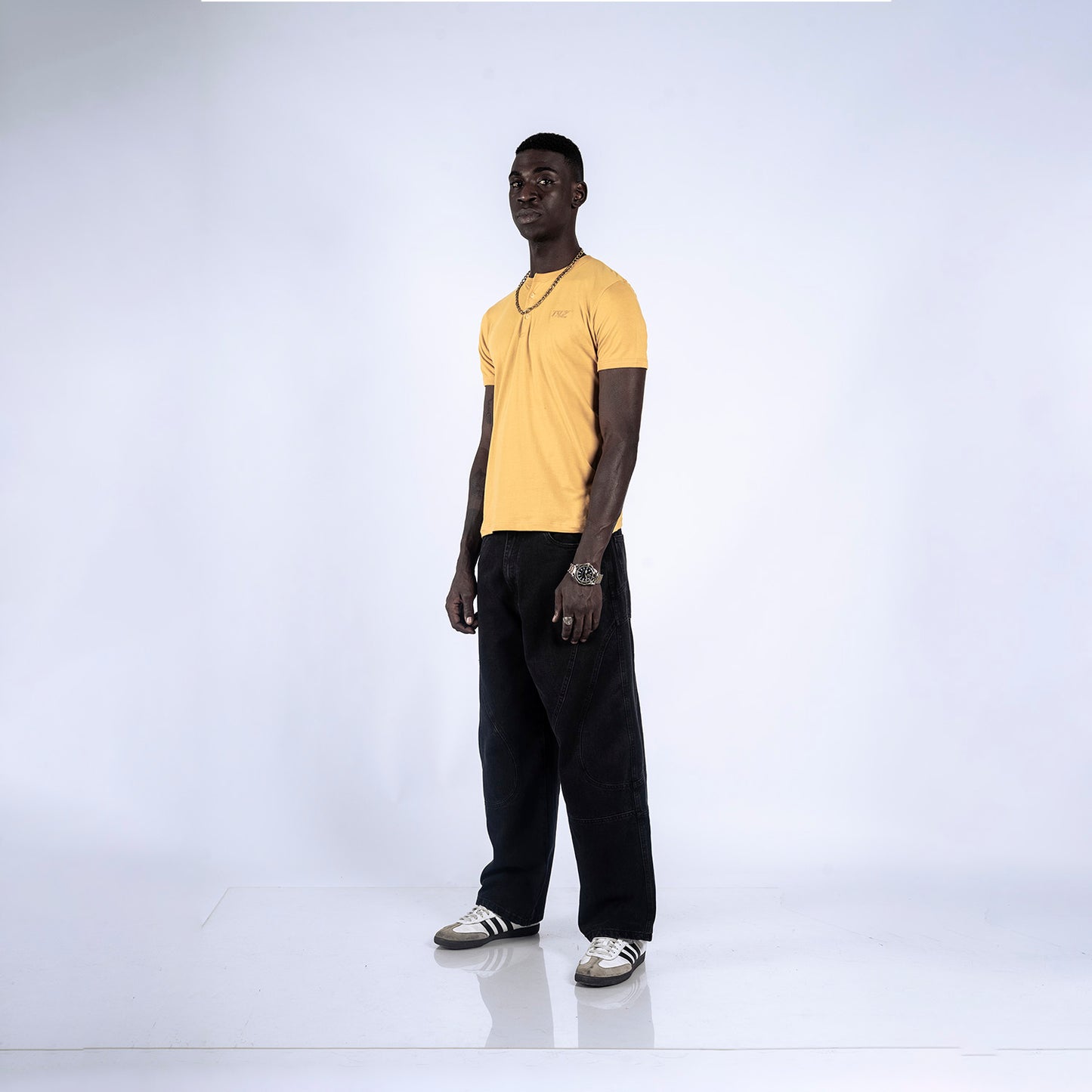 BABY TEE METAZ | AMARILLO