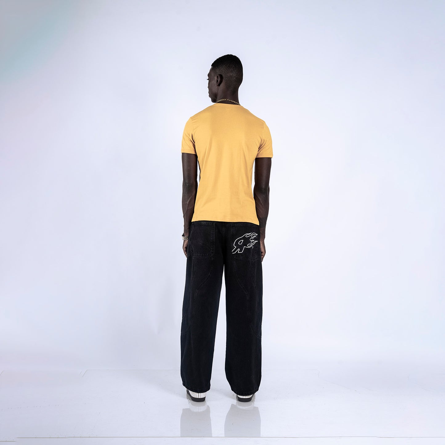 BABY TEE METAZ | AMARILLO