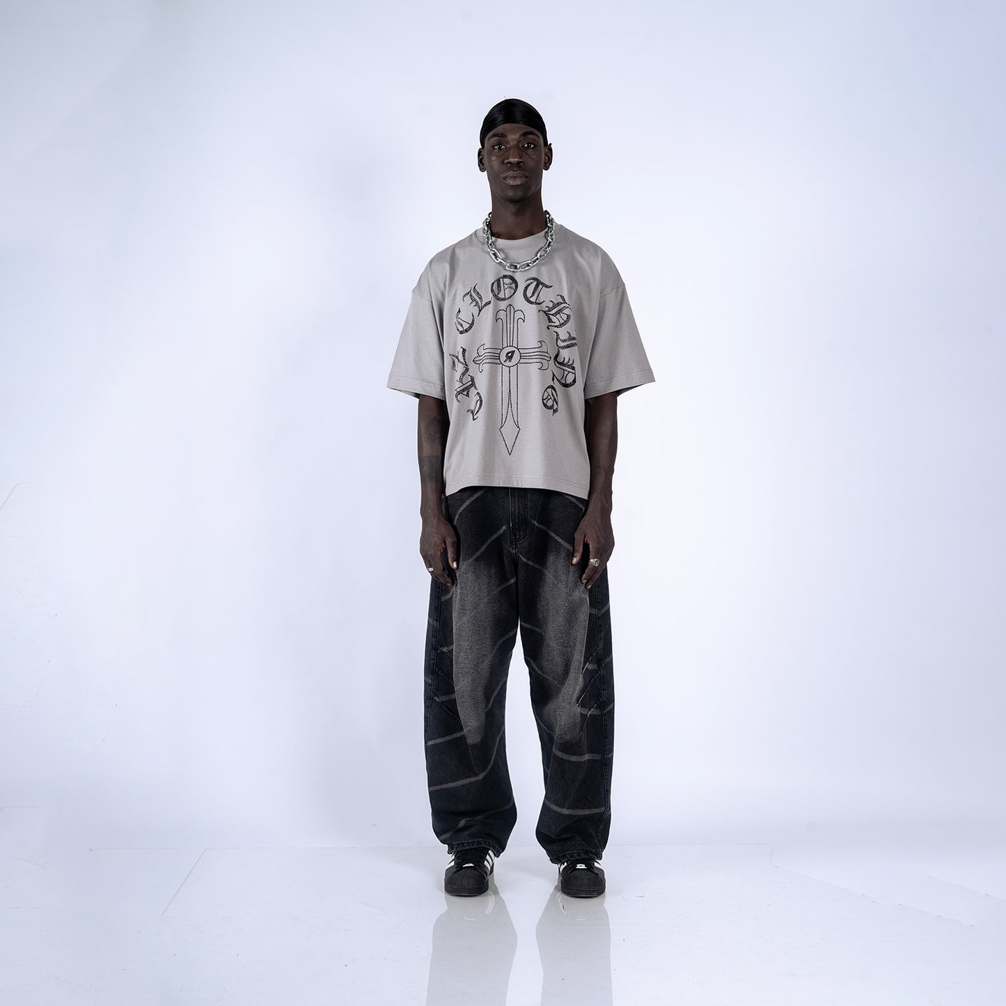 POLO BOXY FIT CORLE | GRIS