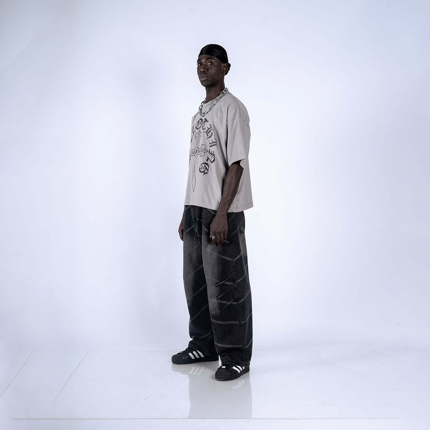 POLO BOXY FIT CORLE | GRIS