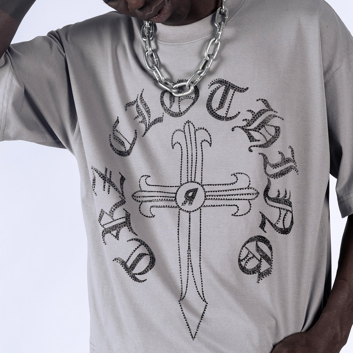 POLO BOXY FIT CORLE | GRIS