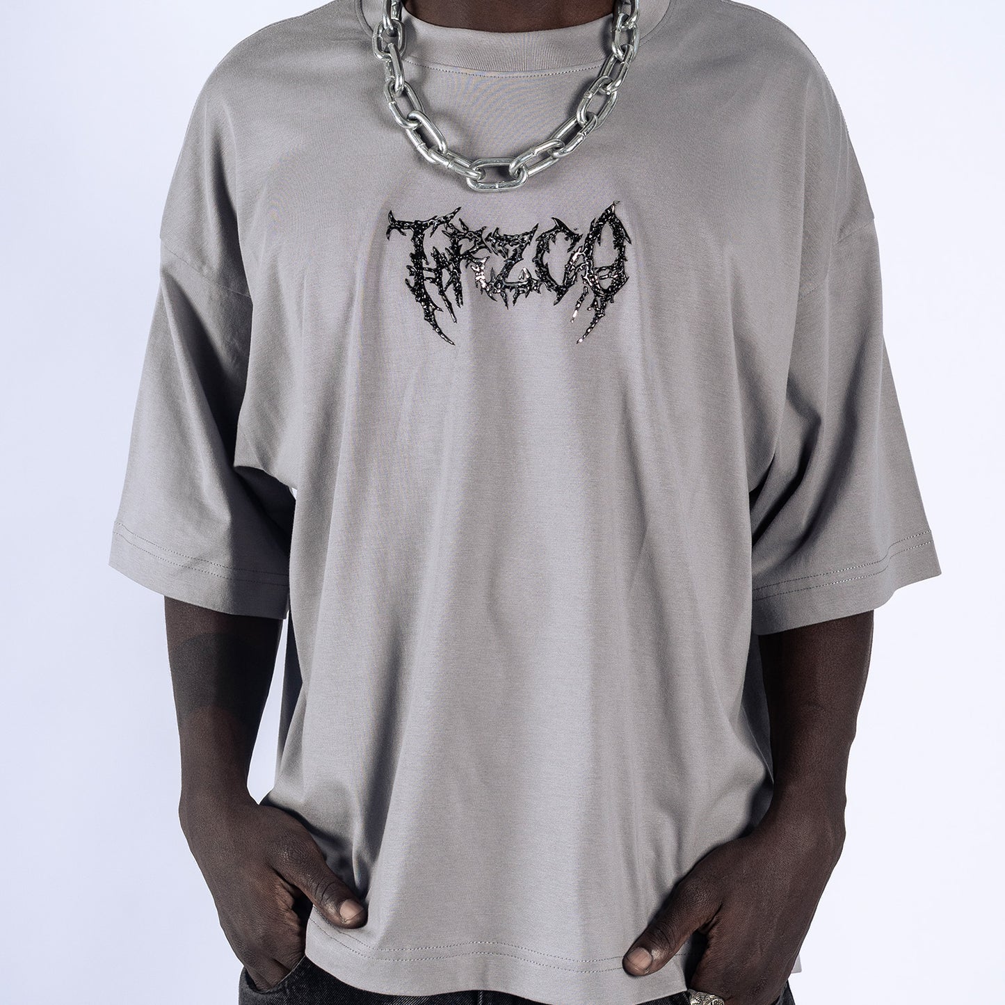 POLO BOXY FIT DEVIL | GRIS
