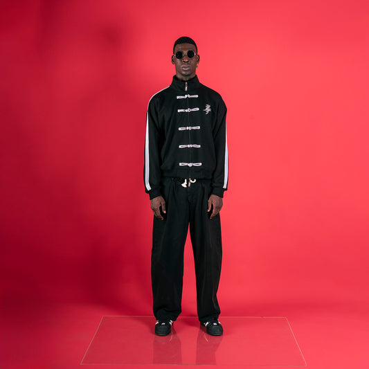 CASACA FRENCH TERRY FROM | NEGRO