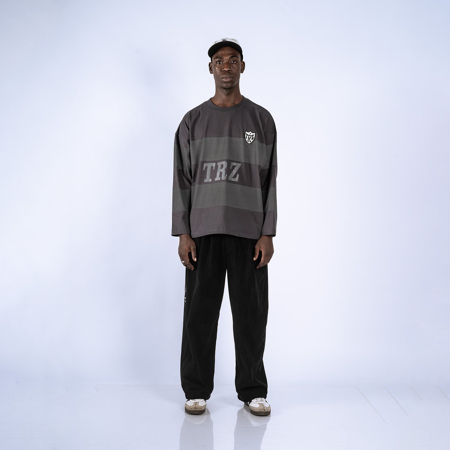 POLO MANGA LARGA MONY | GRIS