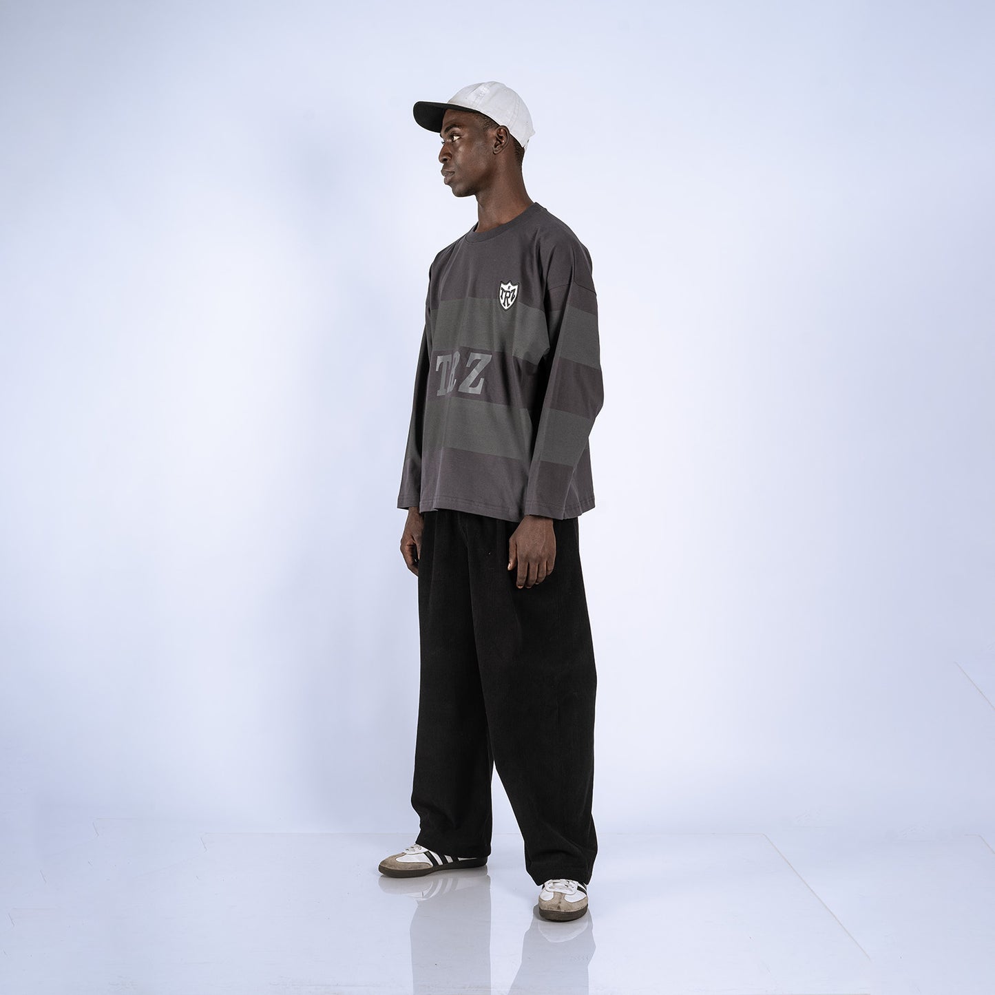 POLO MANGA LARGA MONY | GRIS