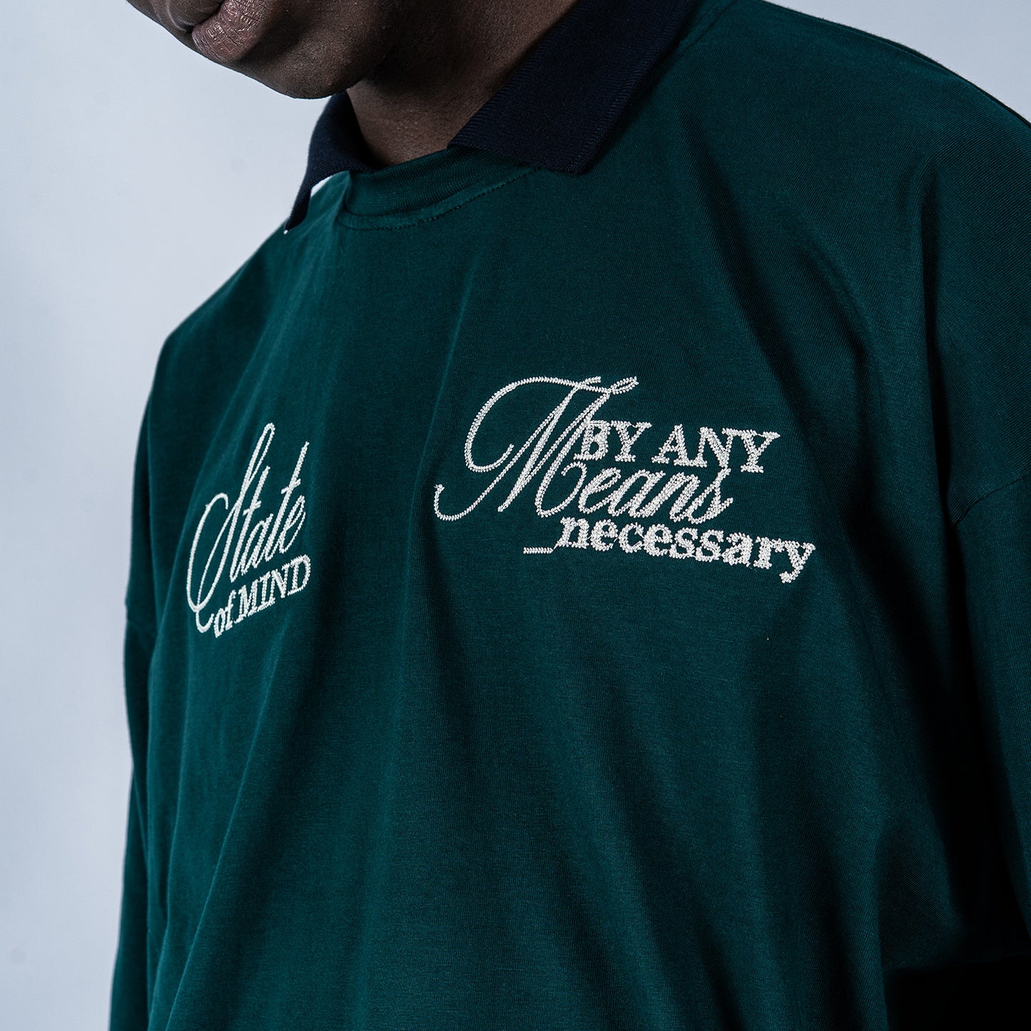 POLO CAMISERO BOXY FIT SAWA | VERDE