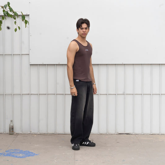 TANK TOP | BLOCK MARRÓN