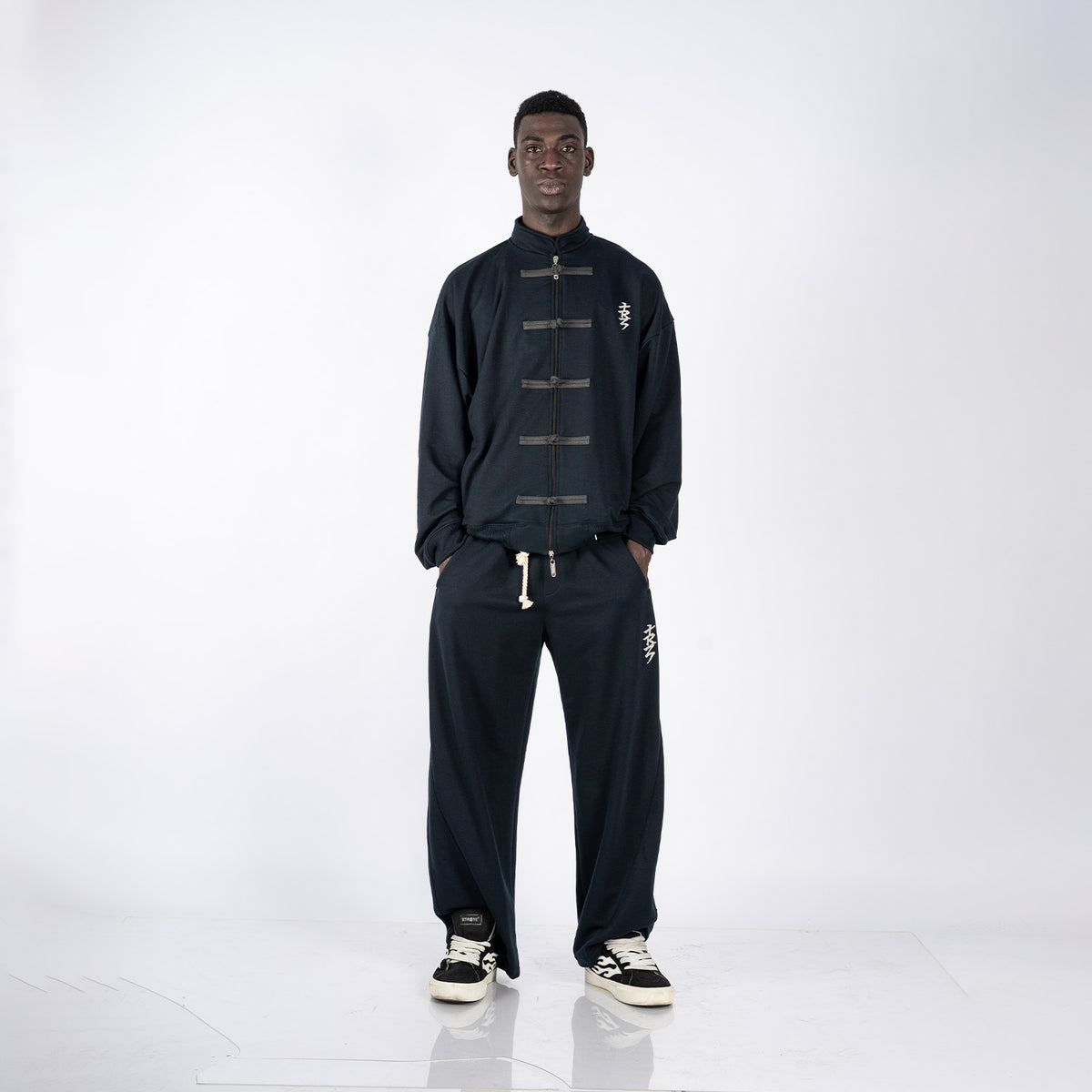 CASACA FRENCH TERRY WHITES | AZUL