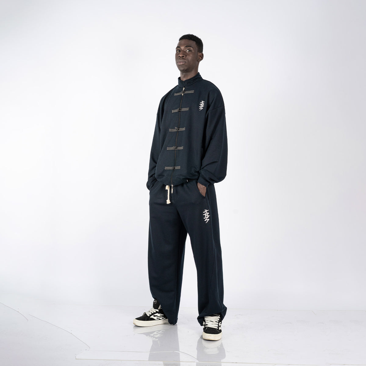 CASACA FRENCH TERRY WHITES | AZUL