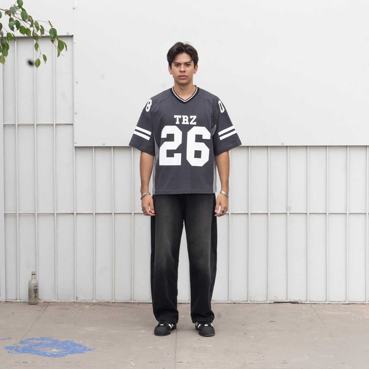 POLO JERSEY BOXY FIT | PHELPS PLOMO