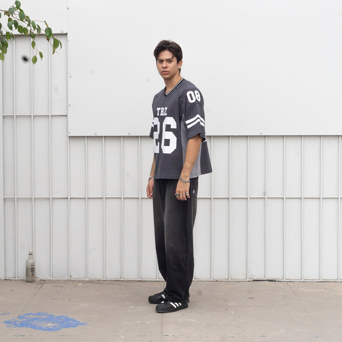 POLO JERSEY BOXY FIT | PHELPS PLOMO