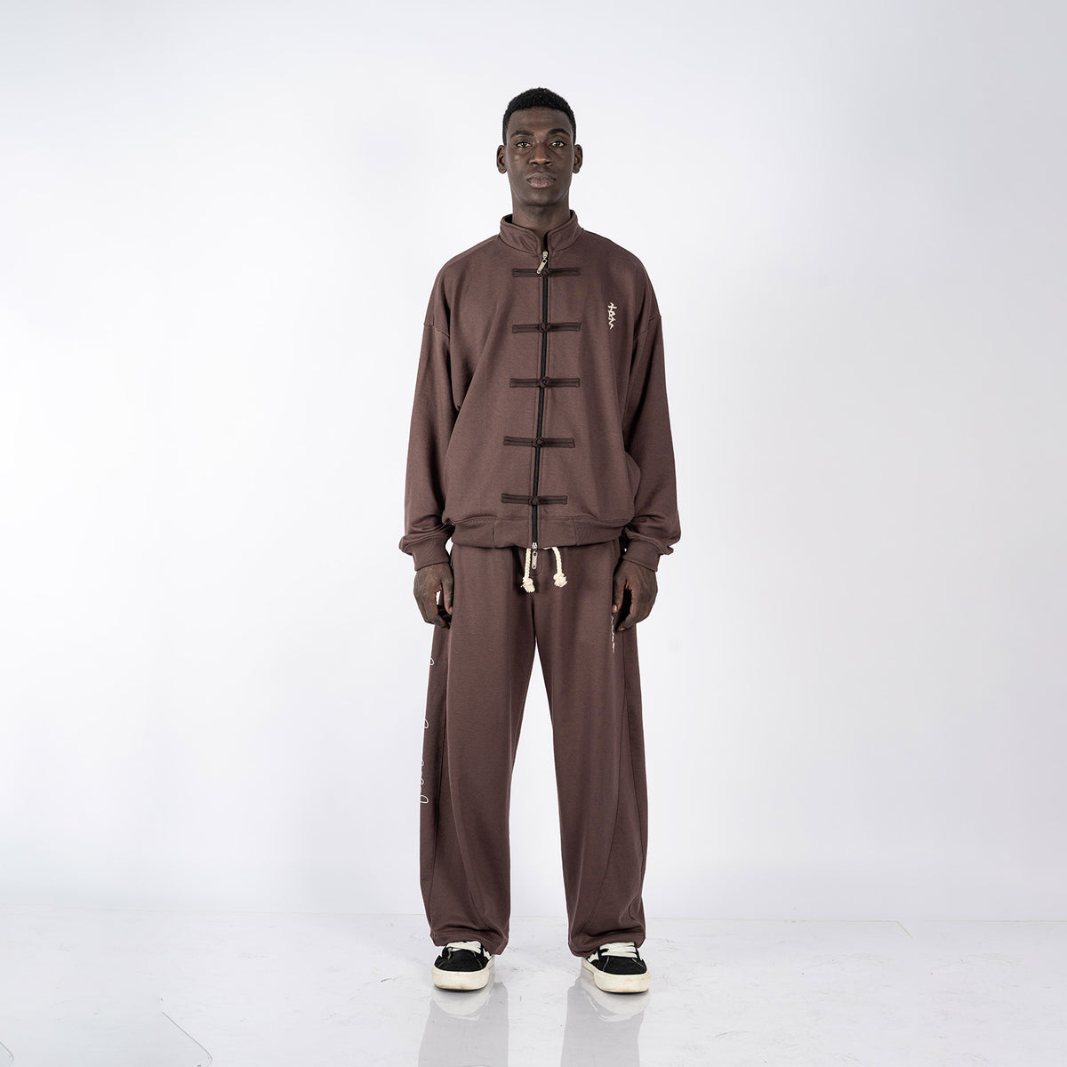 CASACA FRENCH TERRY WHITES | MARRÓN