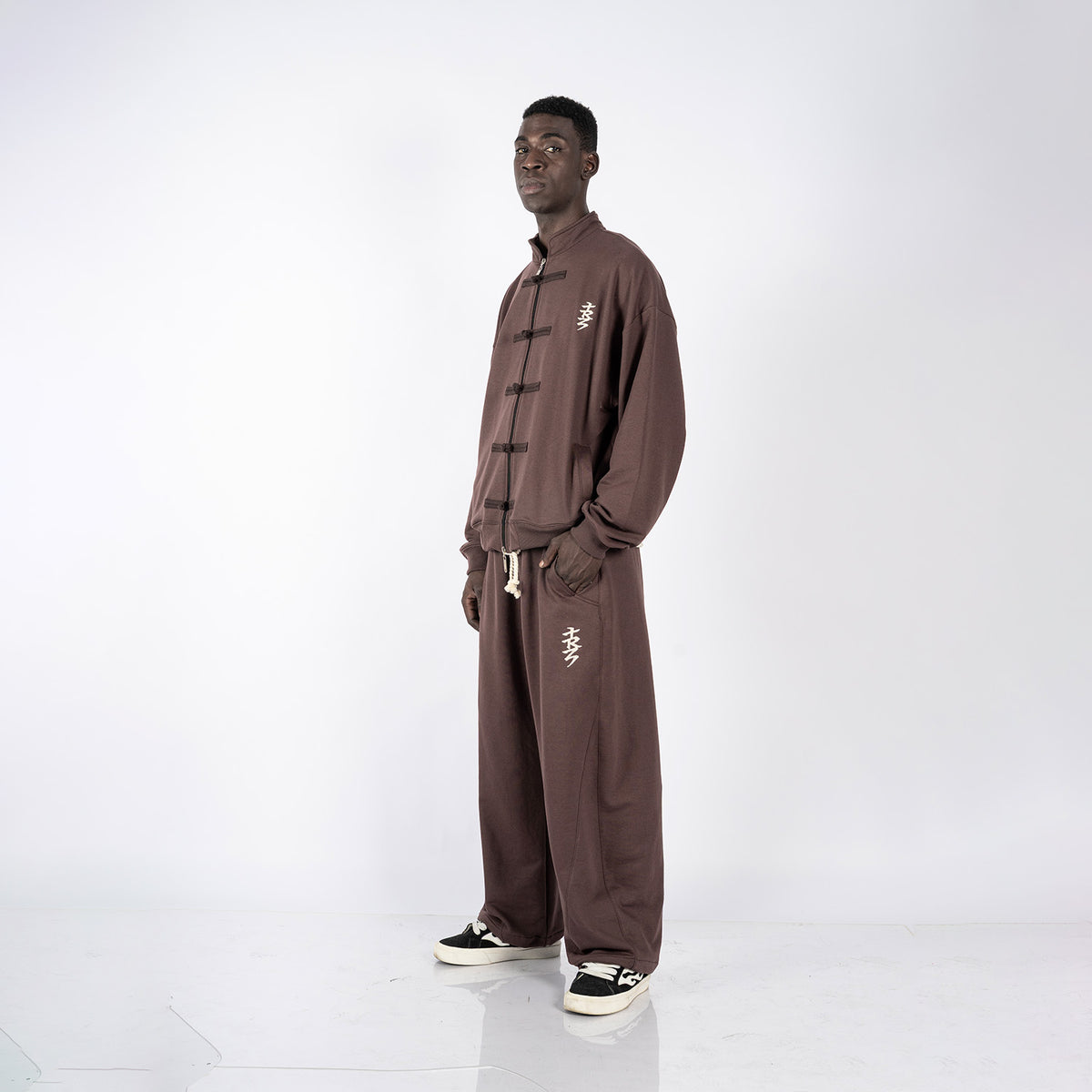 CASACA FRENCH TERRY WHITES | MARRÓN