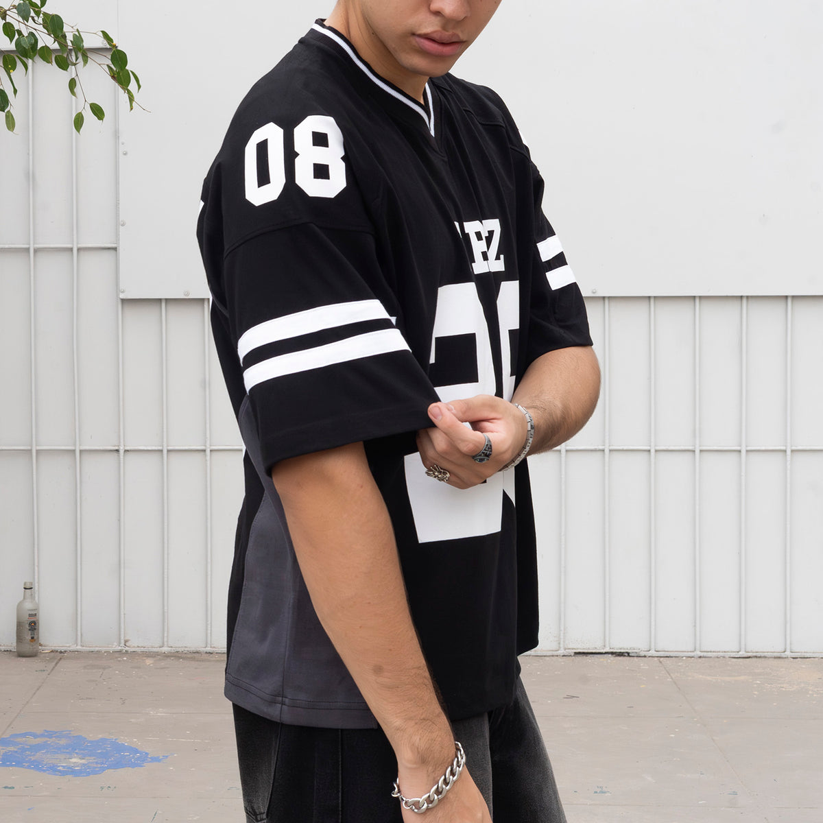 POLO JERSEY BOXY FIT | PHELPS NEGRO